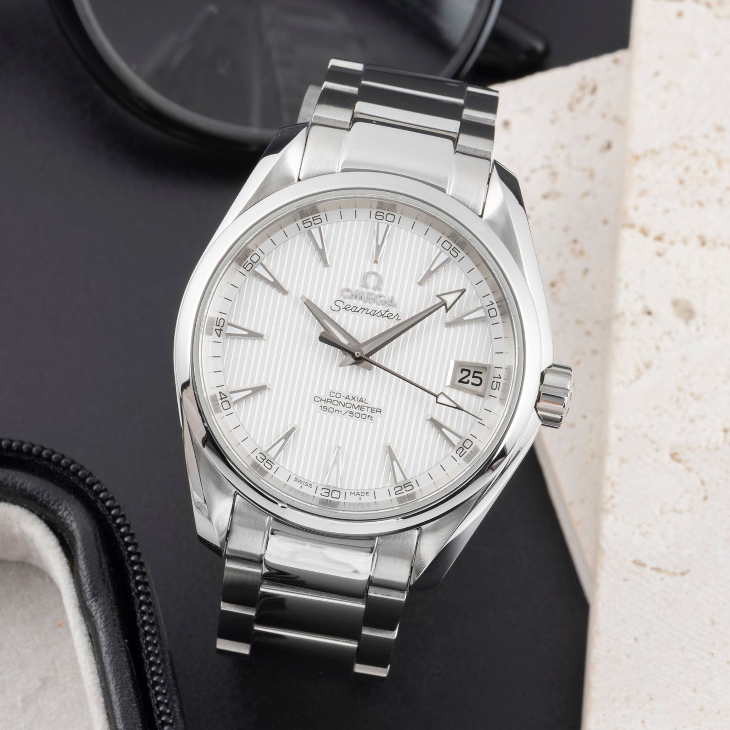 Omega Seamaster Aqua Terra 231.13.39.21.02.001 (Onbekend (willekeurig serienummer)) - Zilver wijzerplaat 39mm Staal (1/8)