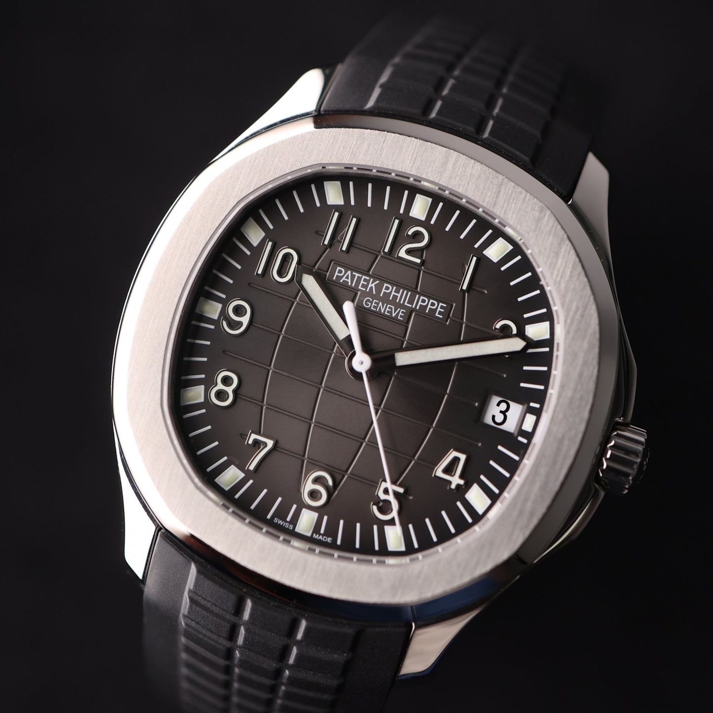 Patek Philippe Aquanaut 5167A-001 (2013) - Black dial 40 mm Steel case (5/6)