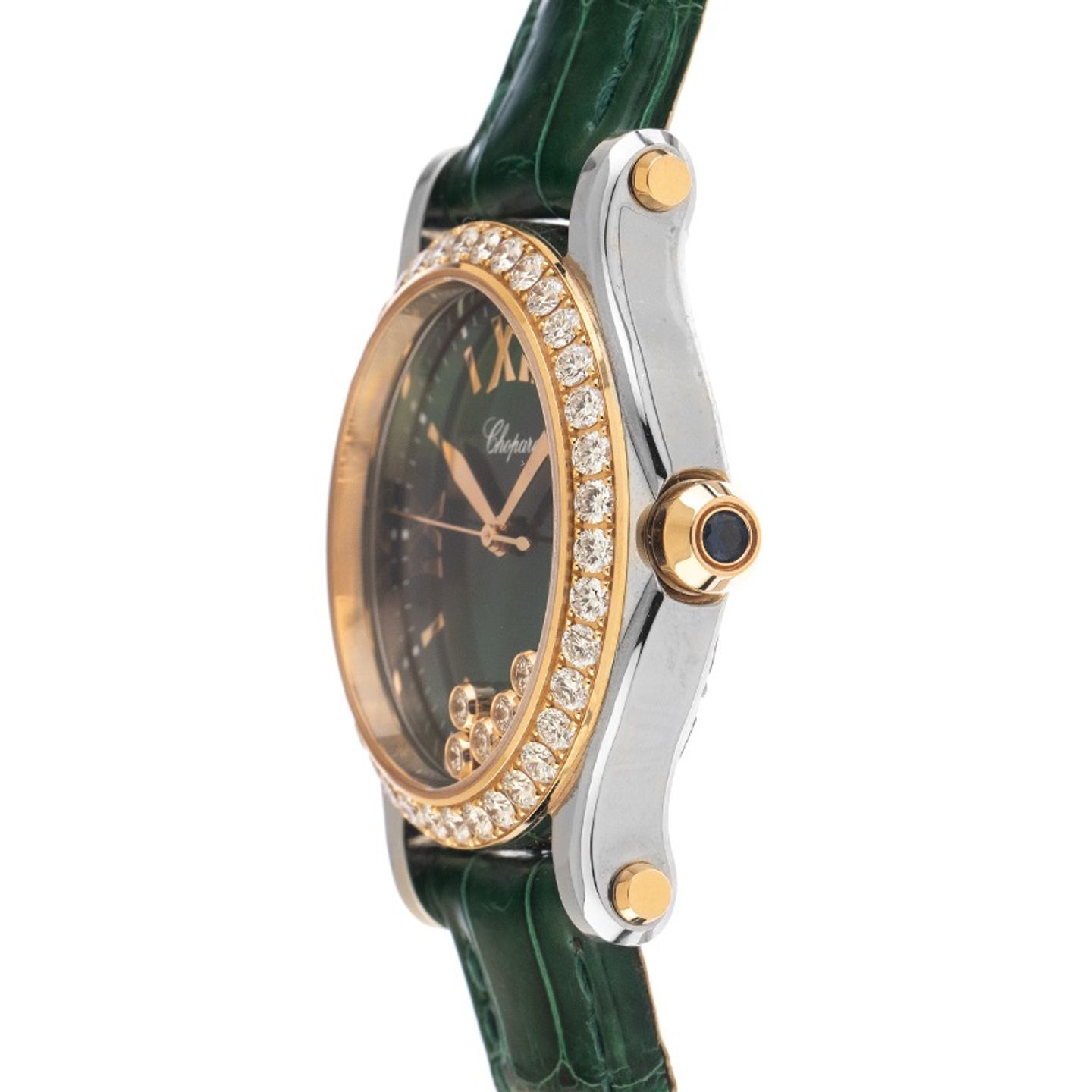 Chopard Happy Sport 278582-6007 (2021) - Green dial 36 mm Steel case (4/7)