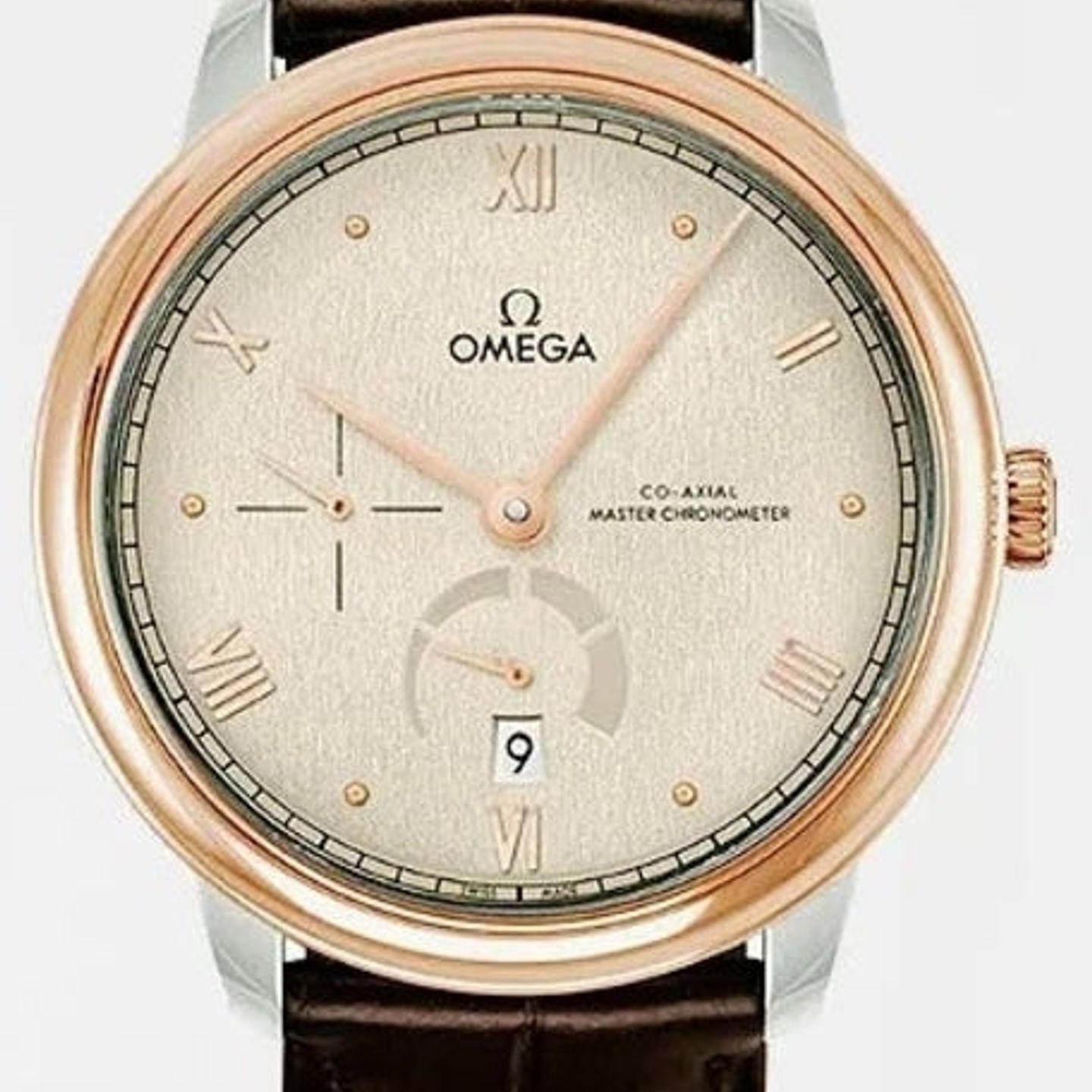 Omega De Ville 434.23.41.21.09.001 (2026) - Beige dial 41 mm Gold/Steel case (1/1)