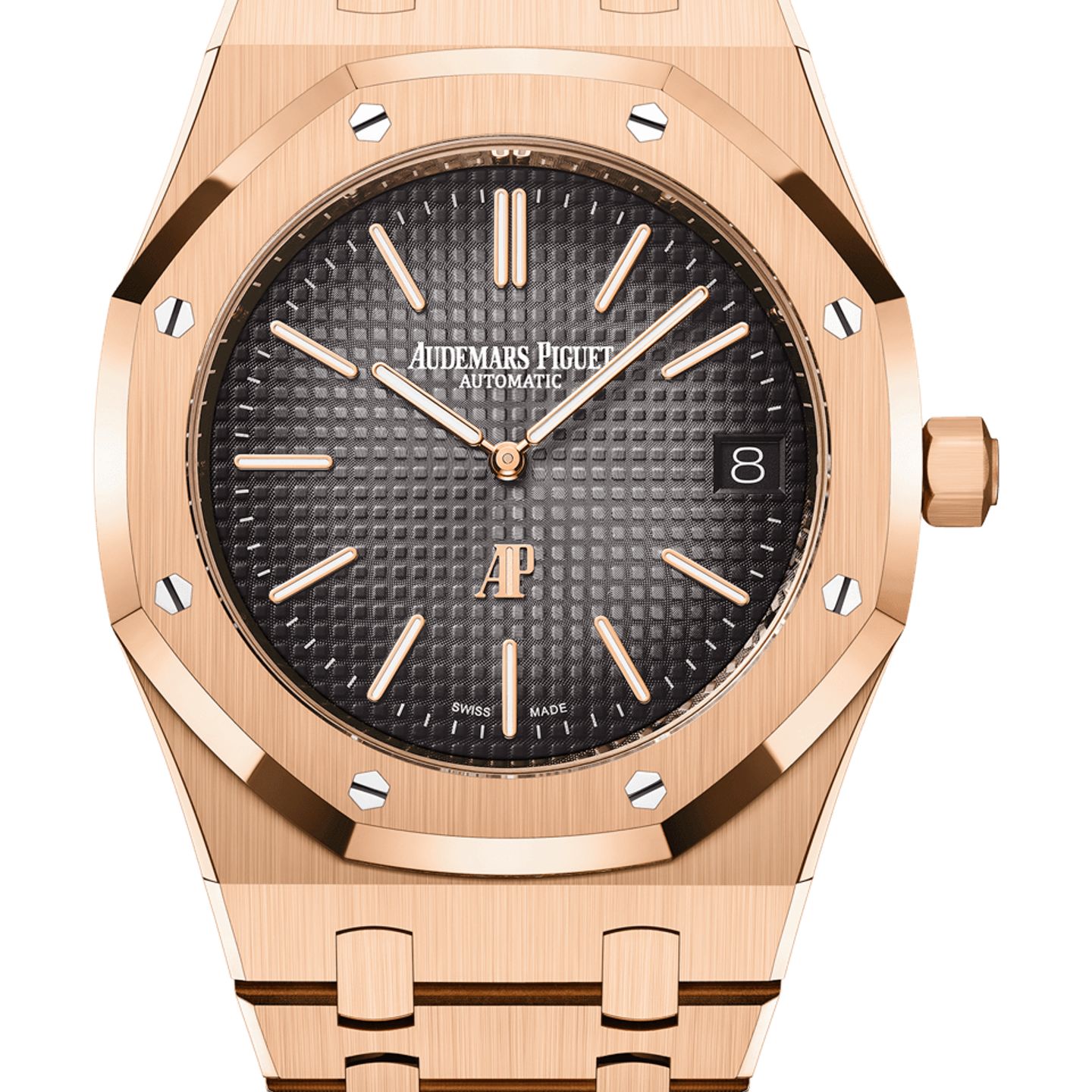 Audemars Piguet Royal Oak Jumbo 16202OR.OO.1240OR.01 (2025) - Grey dial 39 mm Rose Gold case (1/1)