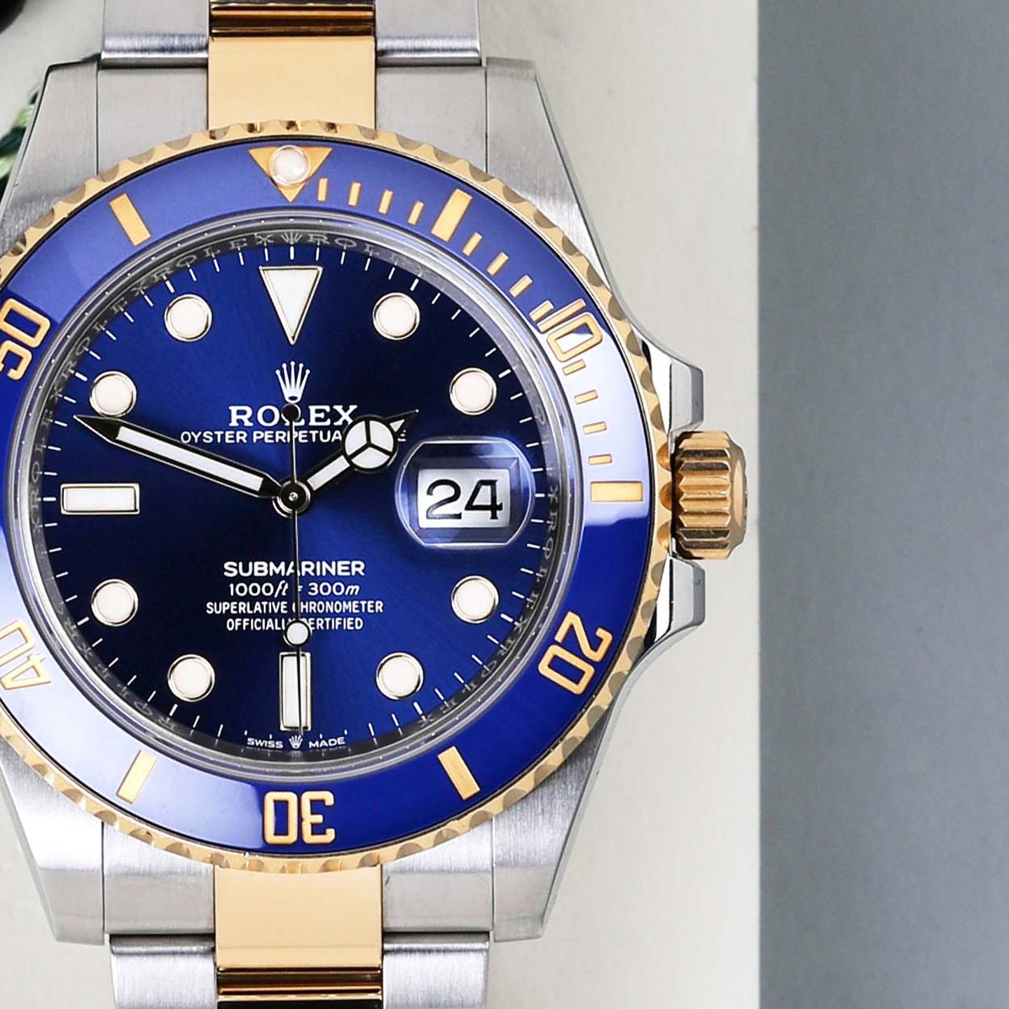 Rolex Submariner Date 126613LB (2020) - Blauw wijzerplaat 41mm Goud/Staal (4/8)