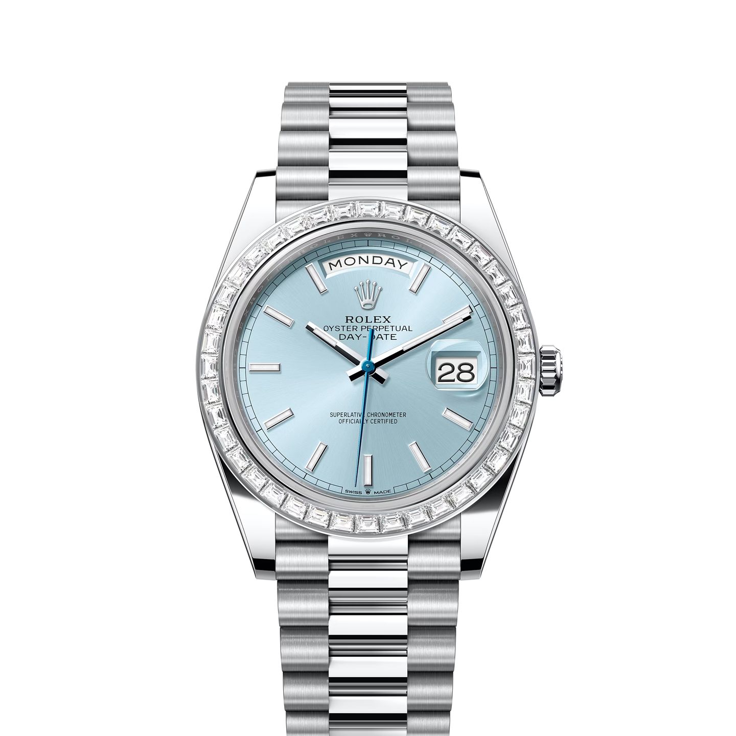 Rolex Day-Date 40 228396TBR (2024) - Blauw wijzerplaat 40mm Platina (1/1)