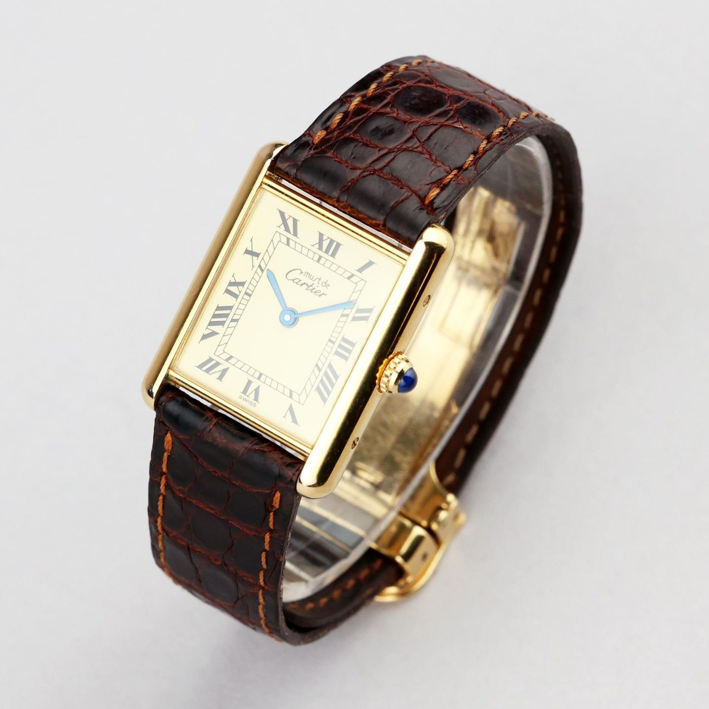 Cartier Tank 1615 (1997) - 23 mm Silver case (4/8)