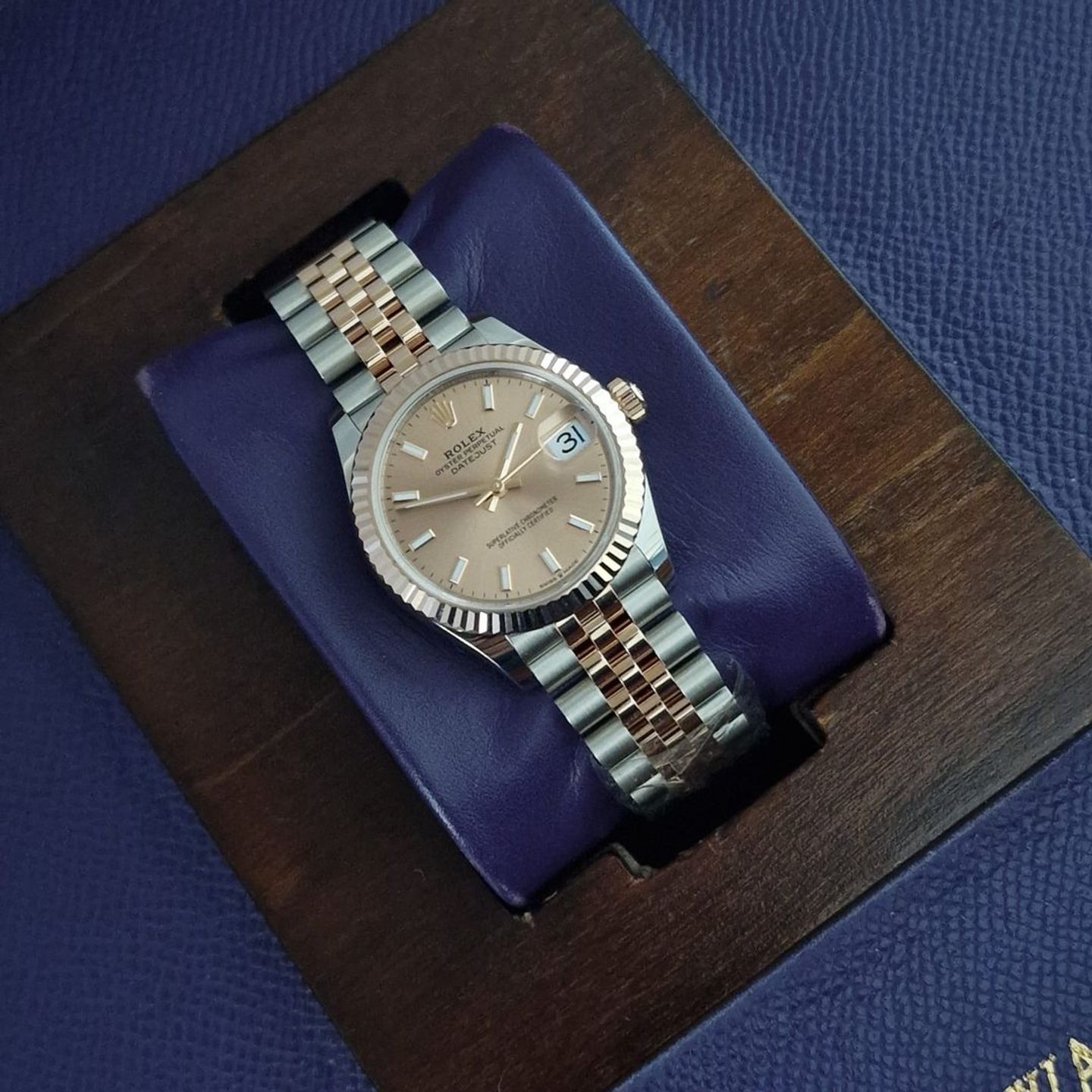 Rolex Datejust 31 278271 (2025) - Roze wijzerplaat 31mm Goud/Staal (1/4)