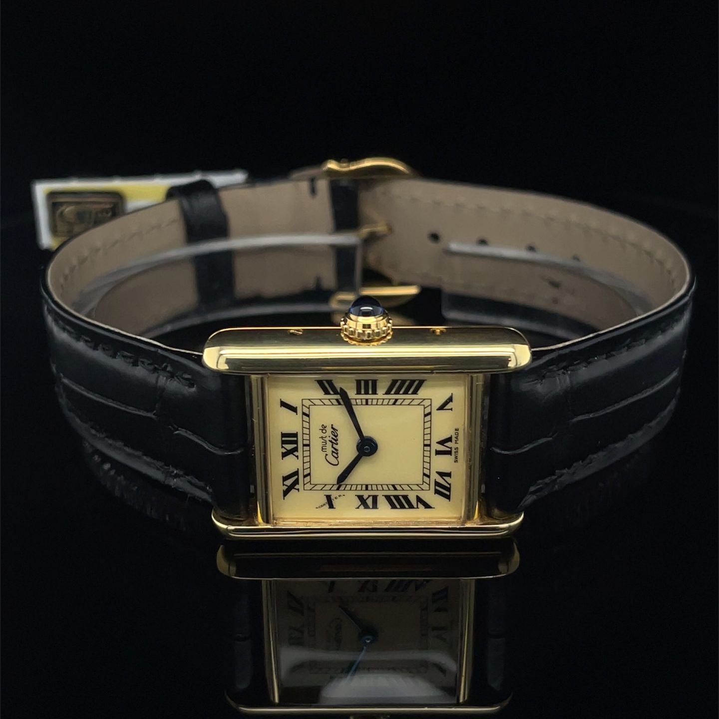Cartier Tank Vermeil 1613 - (7/8)
