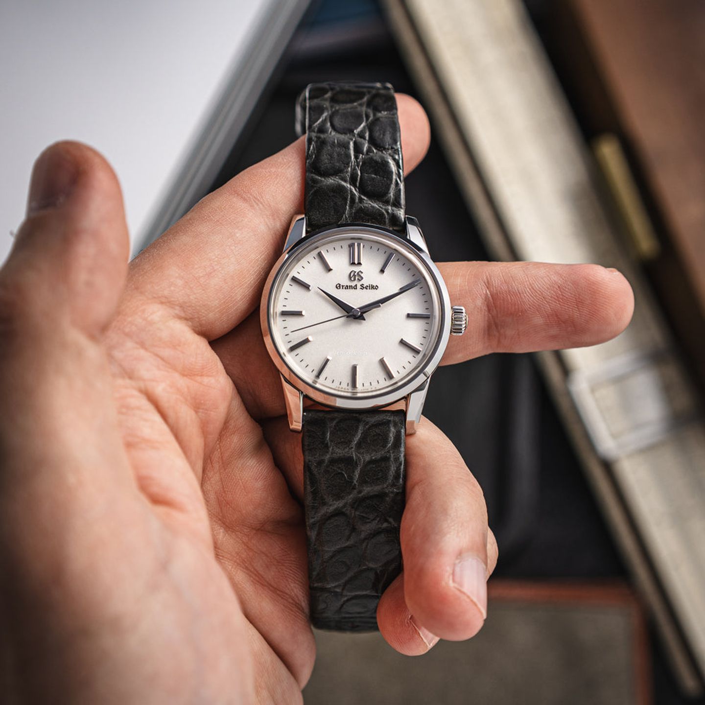 Grand Seiko Elegance Collection SBGX347G (2024) - White dial 34 mm Steel case (4/8)