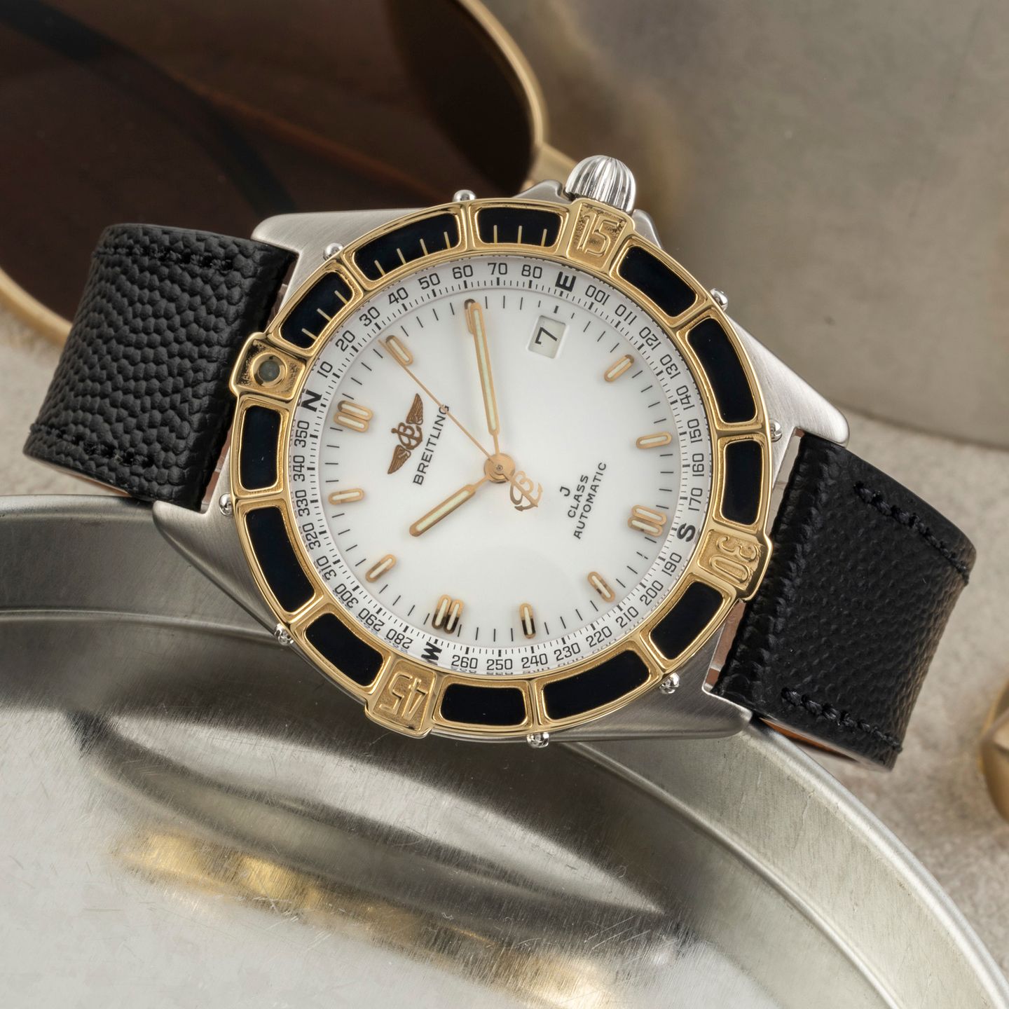 Breitling J-Class 80250 (1995) - White dial 40 mm (2/8)