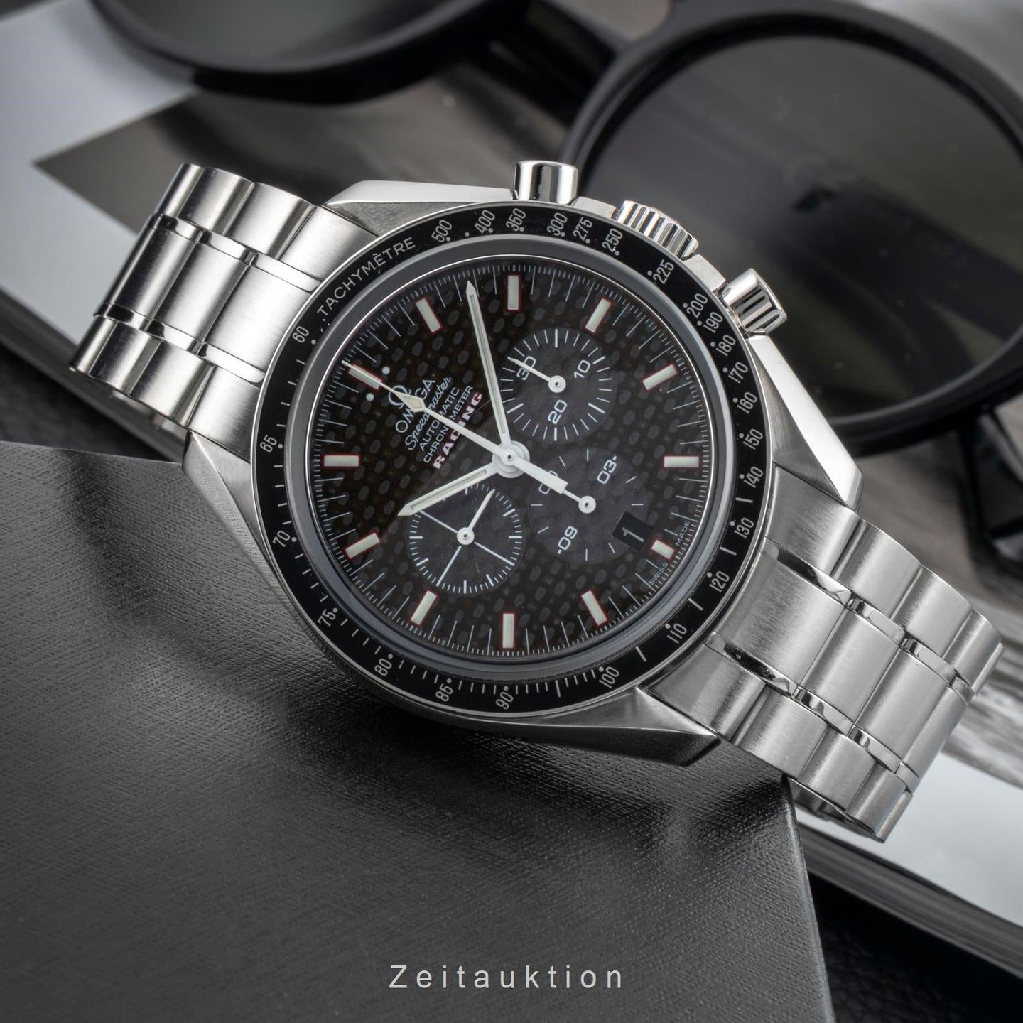 Omega Speedmaster 3552.59.00 (Onbekend (willekeurig serienummer)) - Zwart wijzerplaat 42mm Staal (2/8)