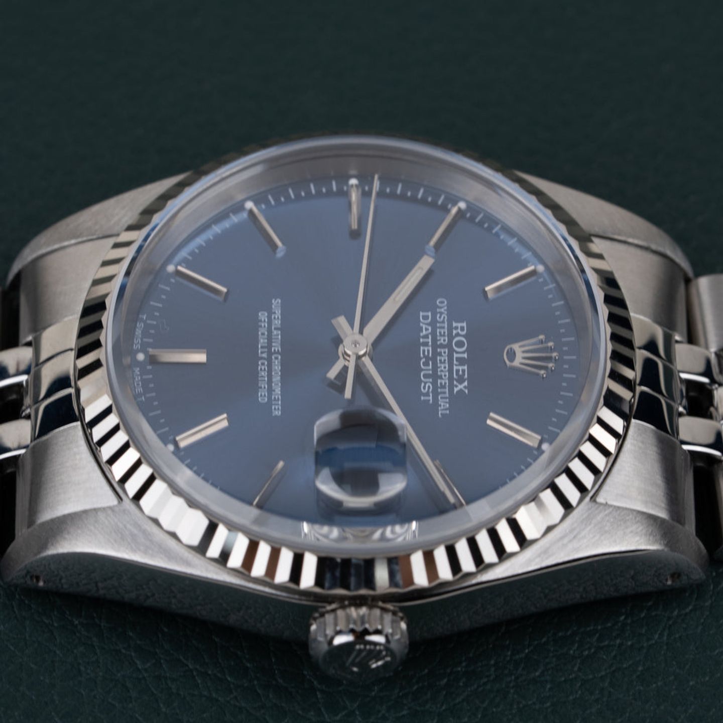 Rolex Datejust 36 16234 (1991) - Zwart wijzerplaat 36mm Staal (3/8)