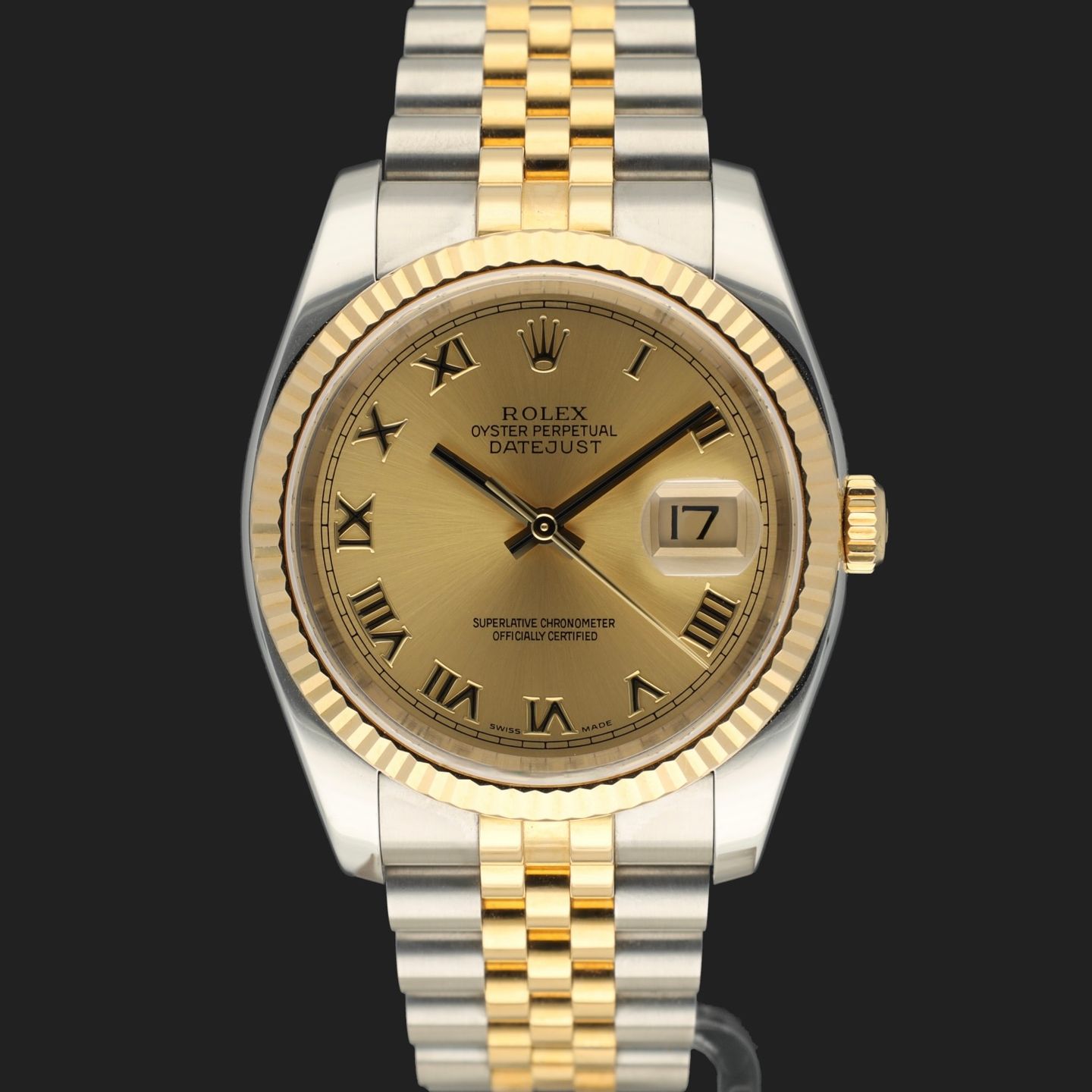 Rolex Datejust 36 116233 (2003) - 36 mm Gold/Steel case (3/8)