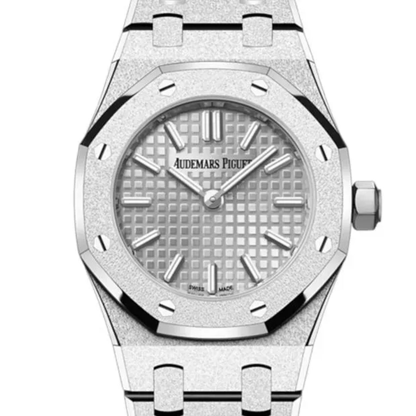 Audemars Piguet Royal Oak Mini 67630BC.GG.1312BC.01 (2025) - Silver dial 23 mm White Gold case (3/6)