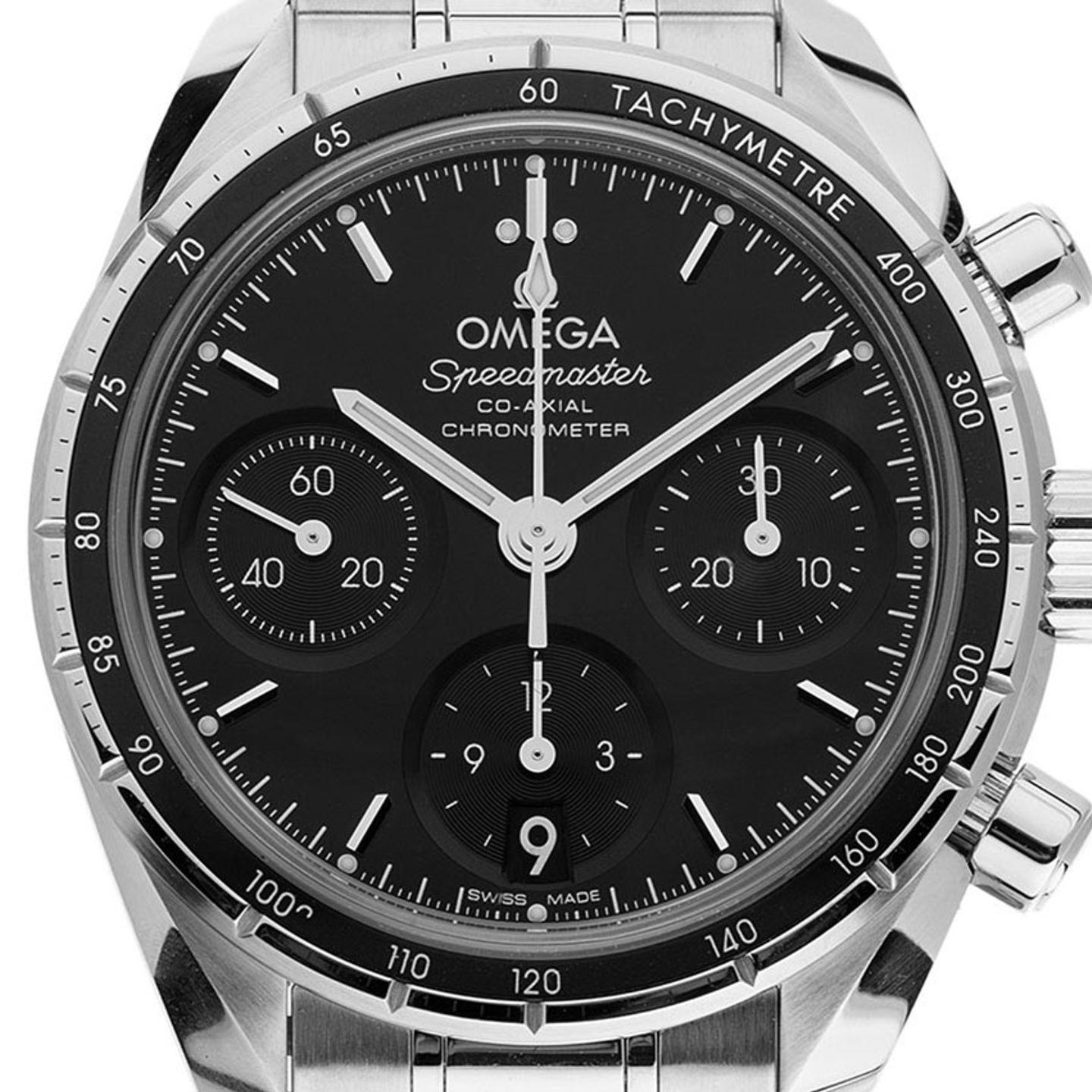 Omega Speedmaster 324.30.38.50.01.001 (2026) - Zwart wijzerplaat 38mm Staal (1/7)