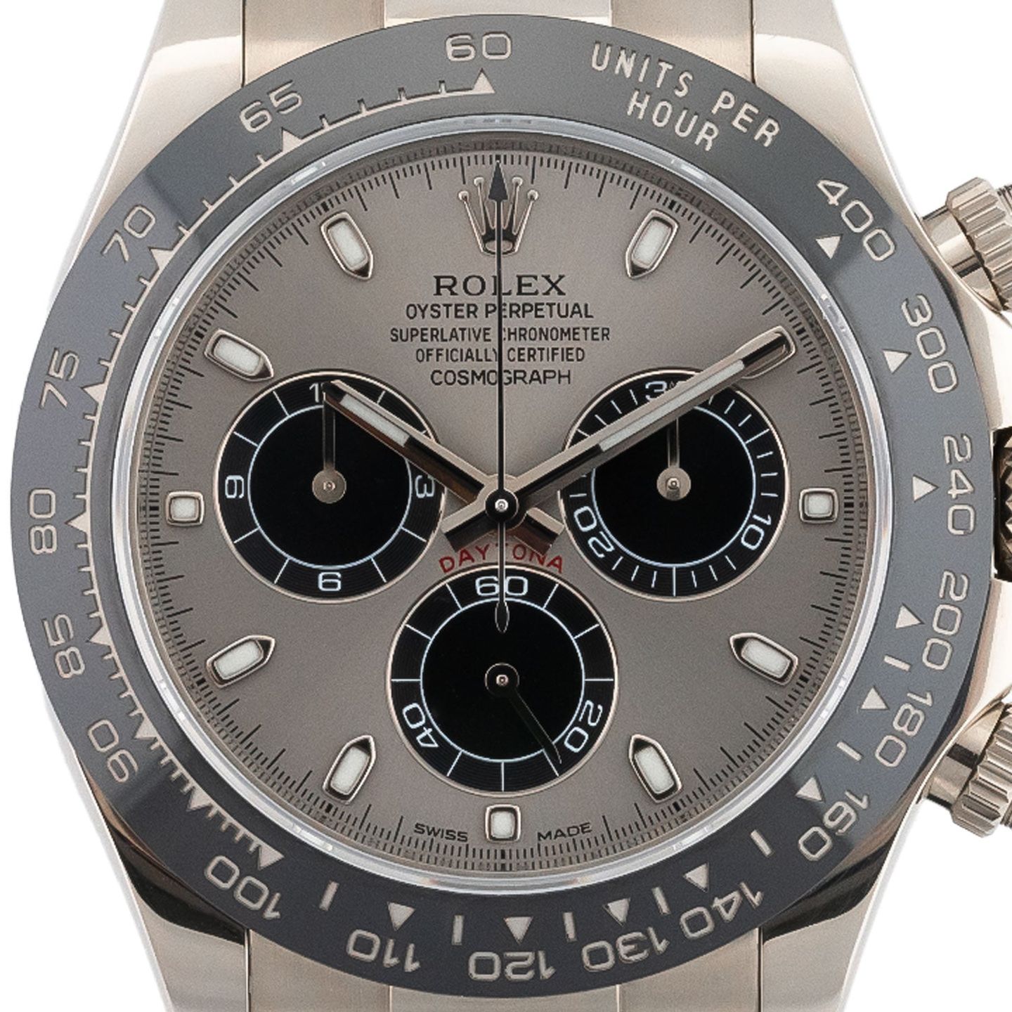 Rolex Daytona 116519LN (2018) - Grijs wijzerplaat 40mm Witgoud (2/5)