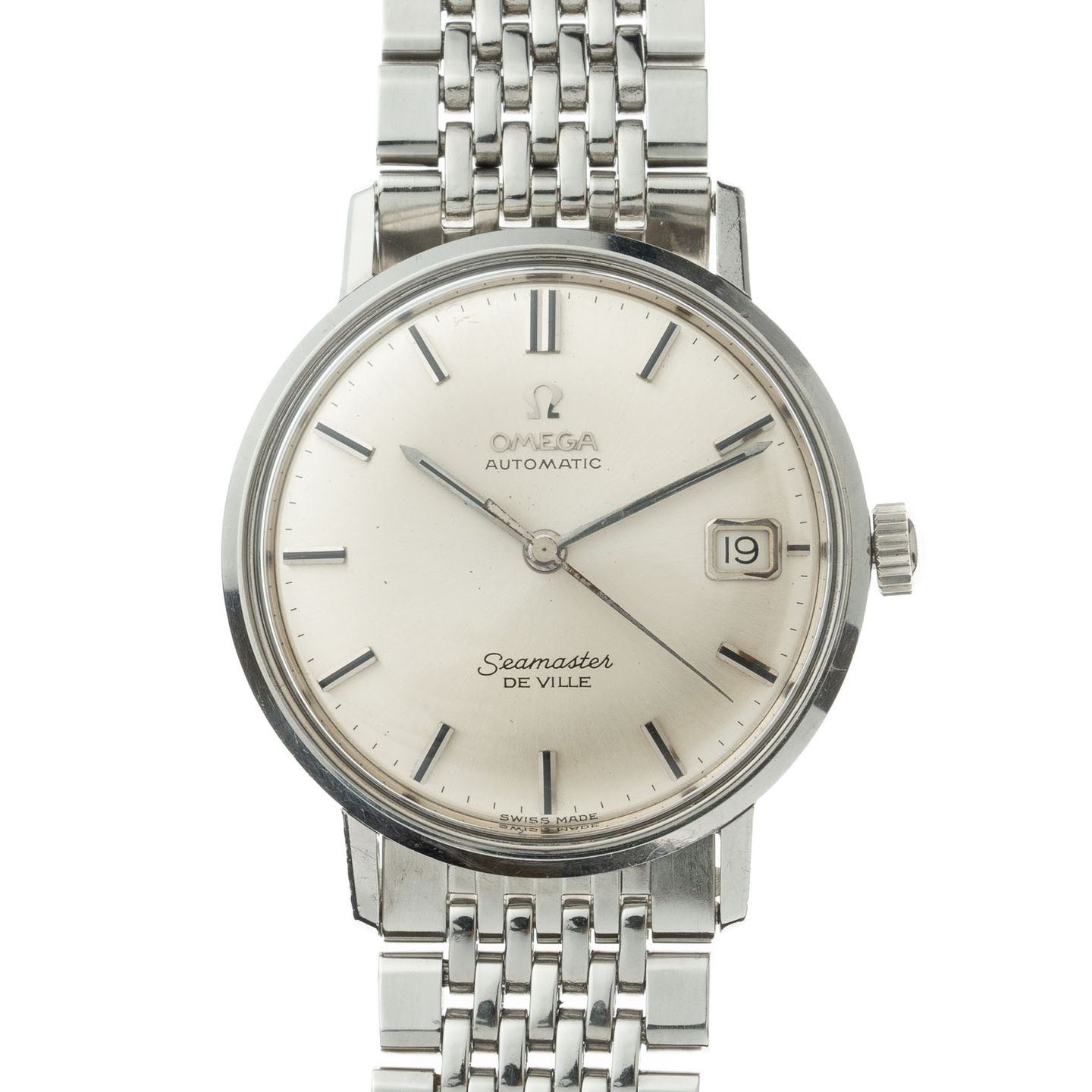 Omega Seamaster DeVille 166.020 (1963) - Wit wijzerplaat 34mm Staal (1/8)