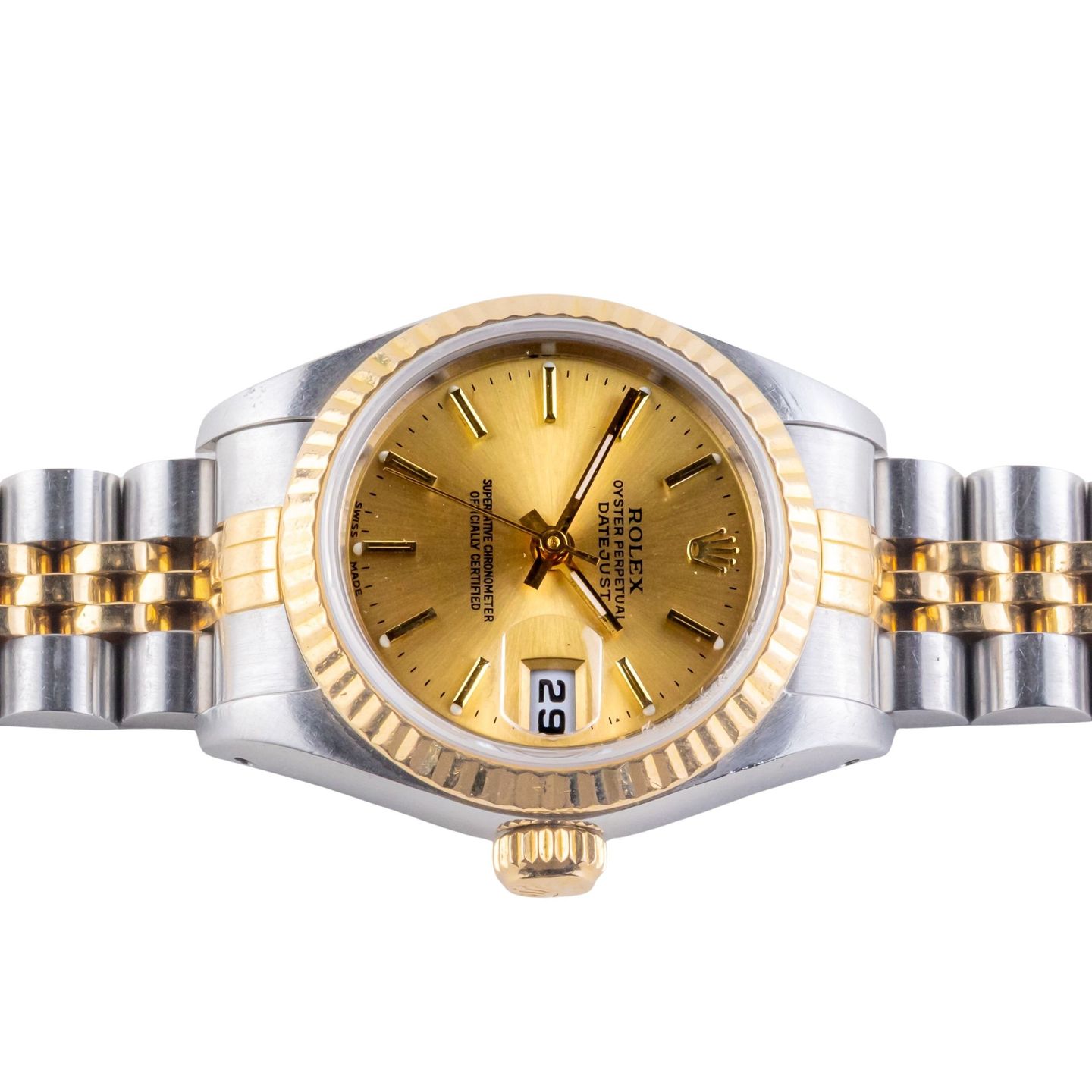 Rolex Lady-Datejust 69173 (1990) - 26mm Goud/Staal (6/8)