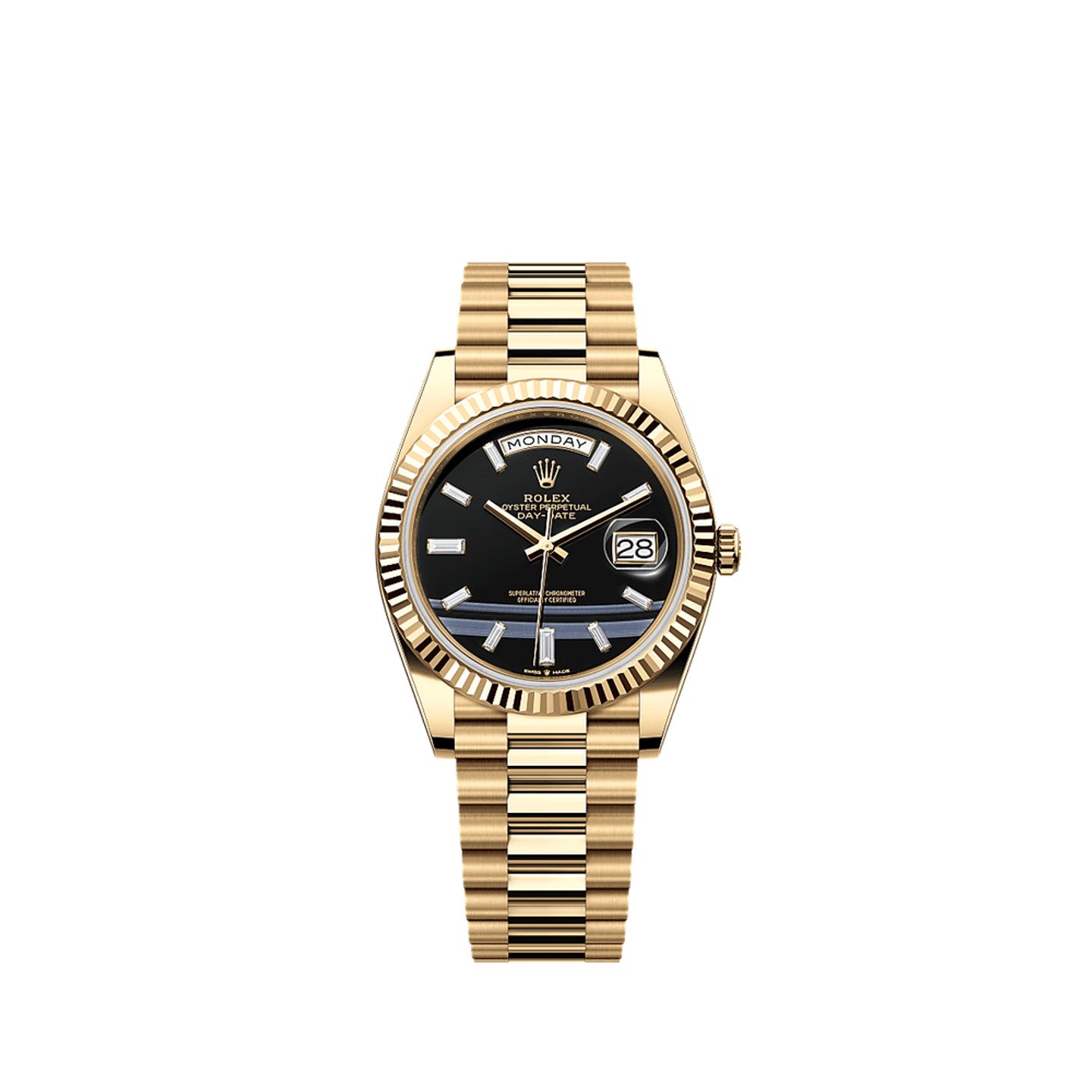 Rolex Day-Date 40 228238 (2025) - Black dial 40 mm Yellow Gold case (1/1)