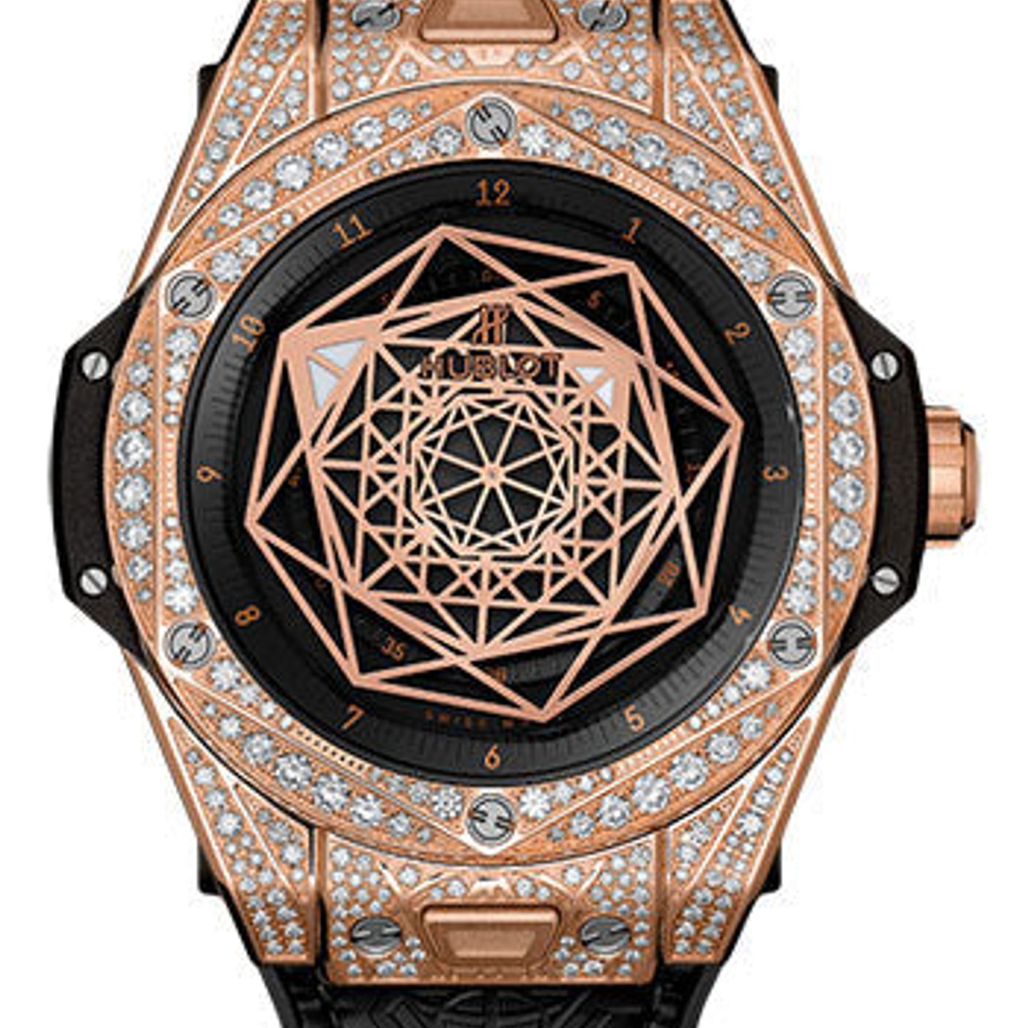 Hublot Big Bang Sang Bleu 465.OS.1118.VR.1704.MXM18 (2025) - Black dial 39 mm Rose Gold case (1/1)