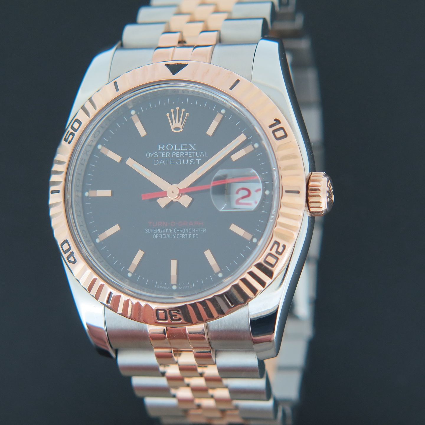 Rolex Datejust Turn-O-Graph 116261 (2006) - 36mm Goud/Staal (1/6)