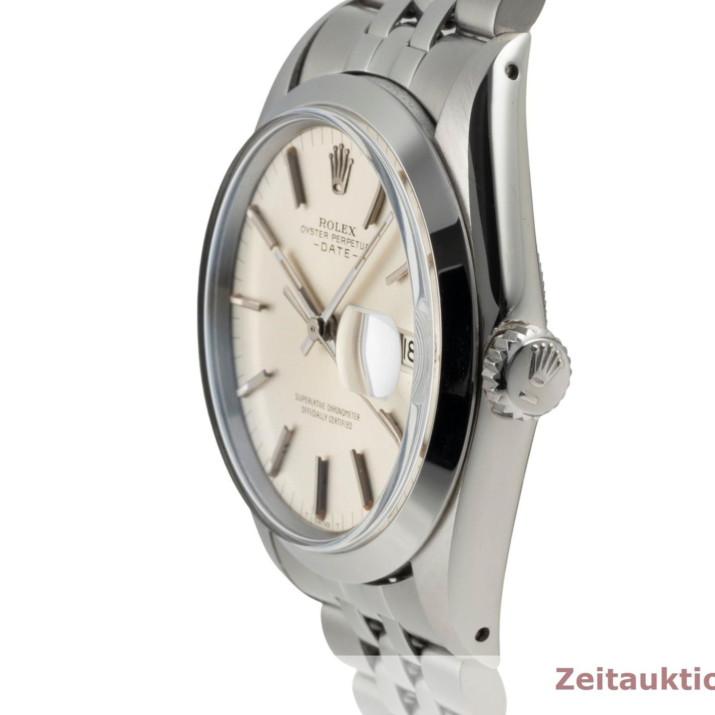 Rolex Oyster Perpetual Date 1500 (1968) - Silver dial 34 mm Steel case (6/8)
