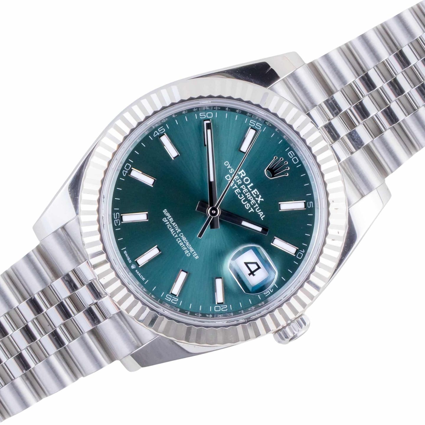 Rolex Datejust 41 126334-D (2025) - Green dial 41 mm Steel case (1/8)