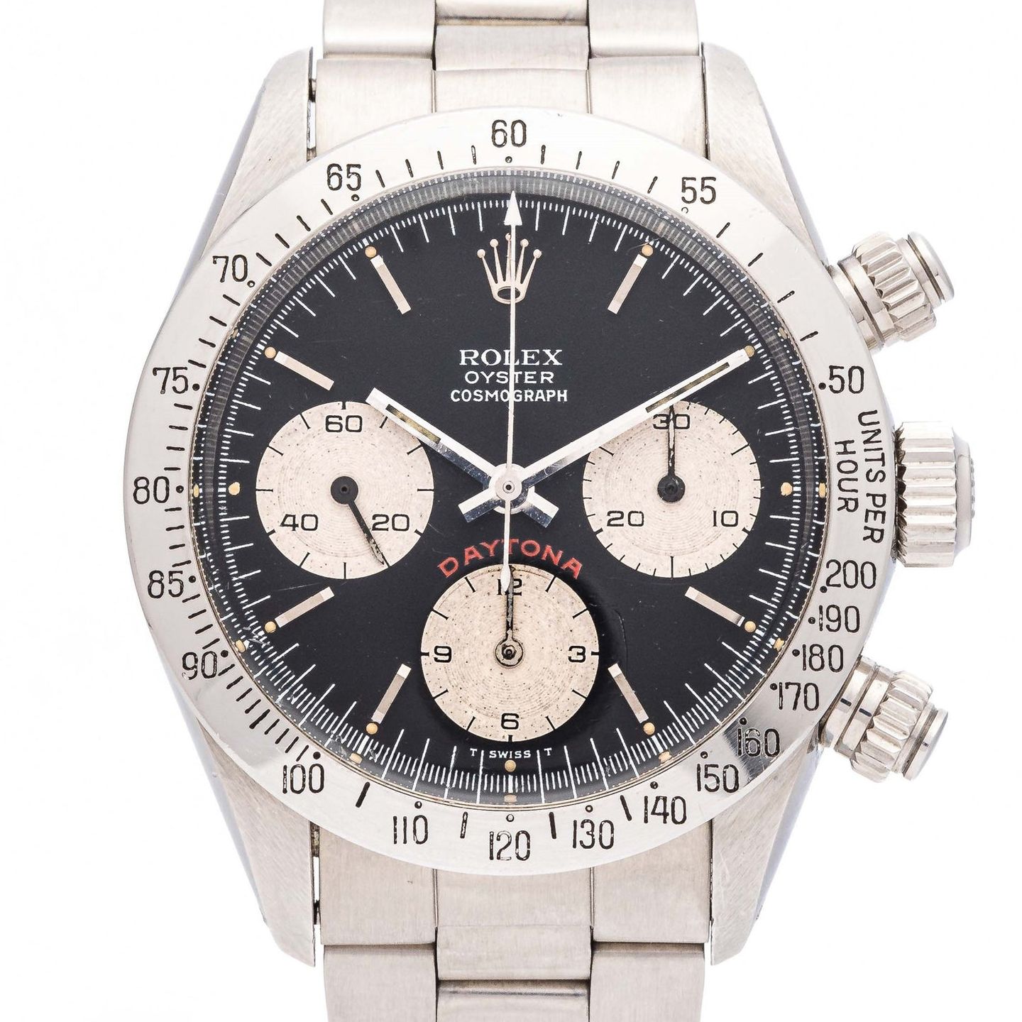 Rolex Daytona 6265 (1981) - Zwart wijzerplaat 37mm Staal (1/7)