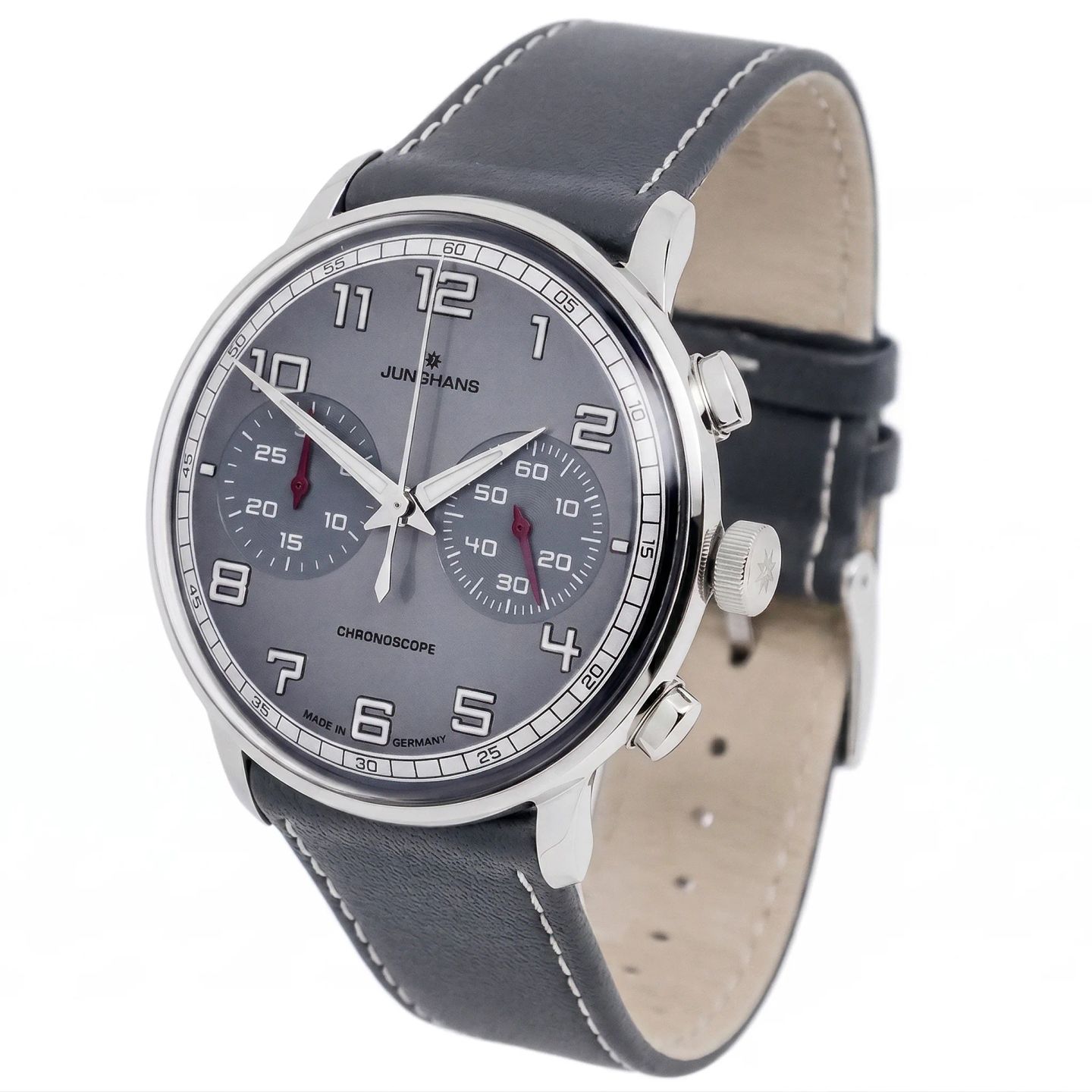 Junghans Meister Driver 027/3686.44 (Unknown (random serial)) - Grey dial 41 mm Steel case (4/8)