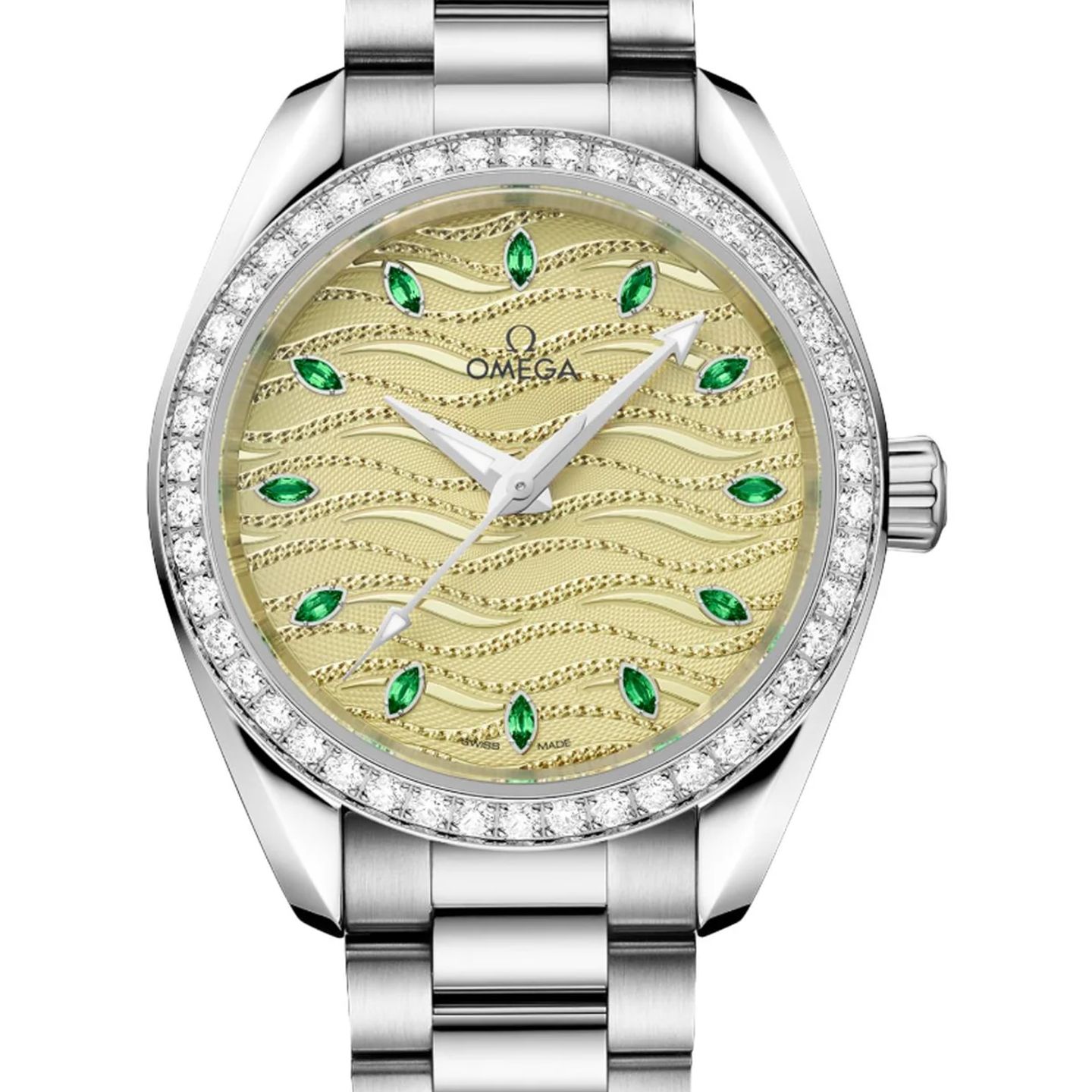 Omega Seamaster Aqua Terra 220.55.34.20.60.002 (2026) - Roze wijzerplaat 34mm Witgoud (1/1)