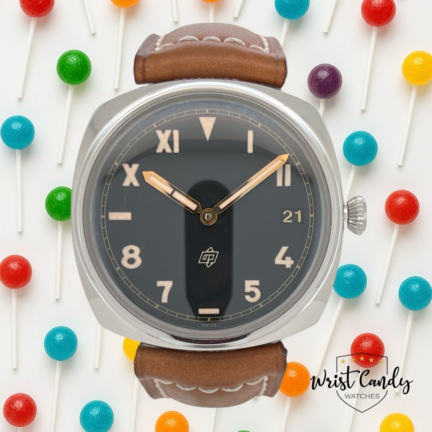 Panerai Radiomir 3 Days 47mm PAM00424 (2012) - Black dial 47 mm Steel case (1/8)