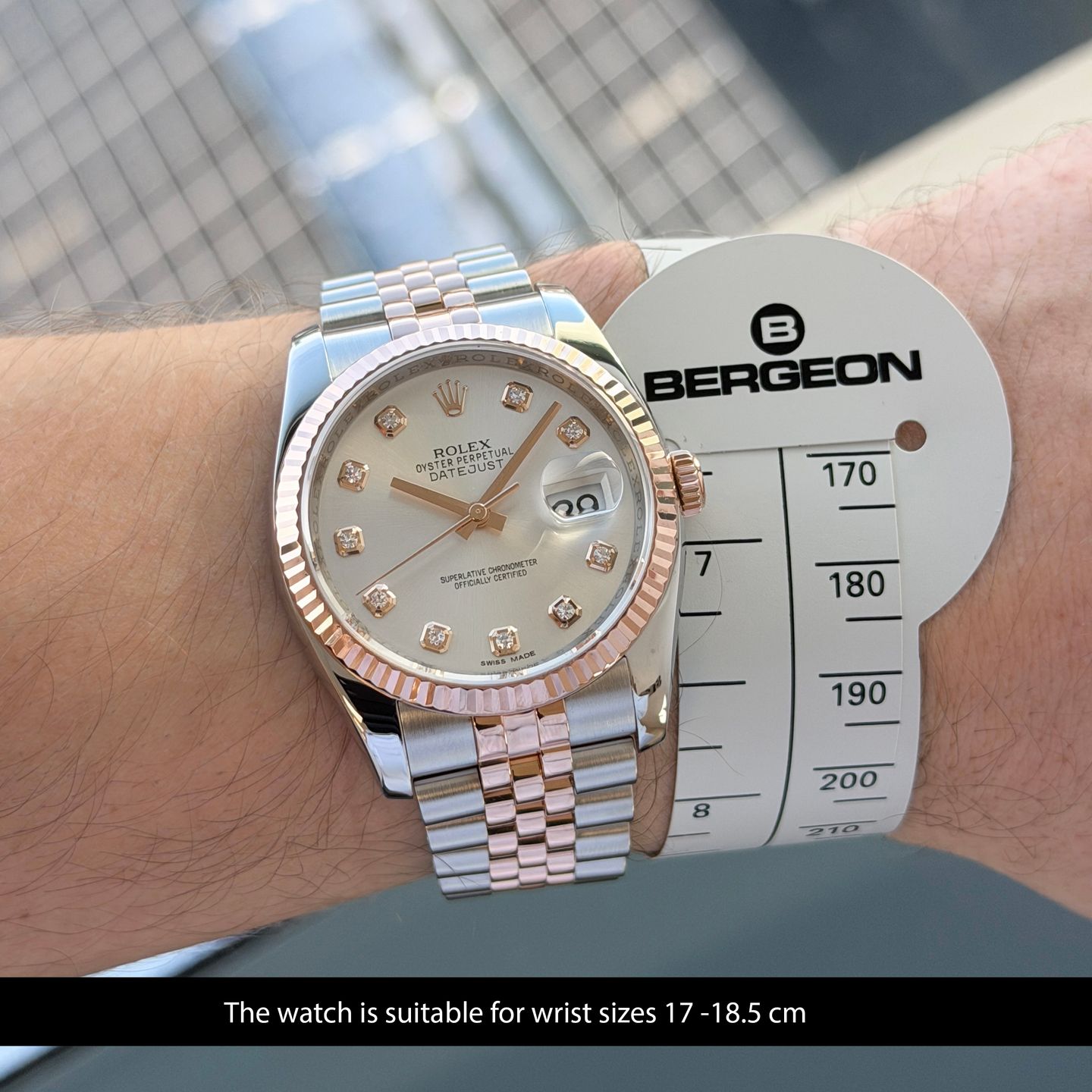 Rolex Datejust 36 116231 (2010) - Zilver wijzerplaat 36mm Goud/Staal (2/8)