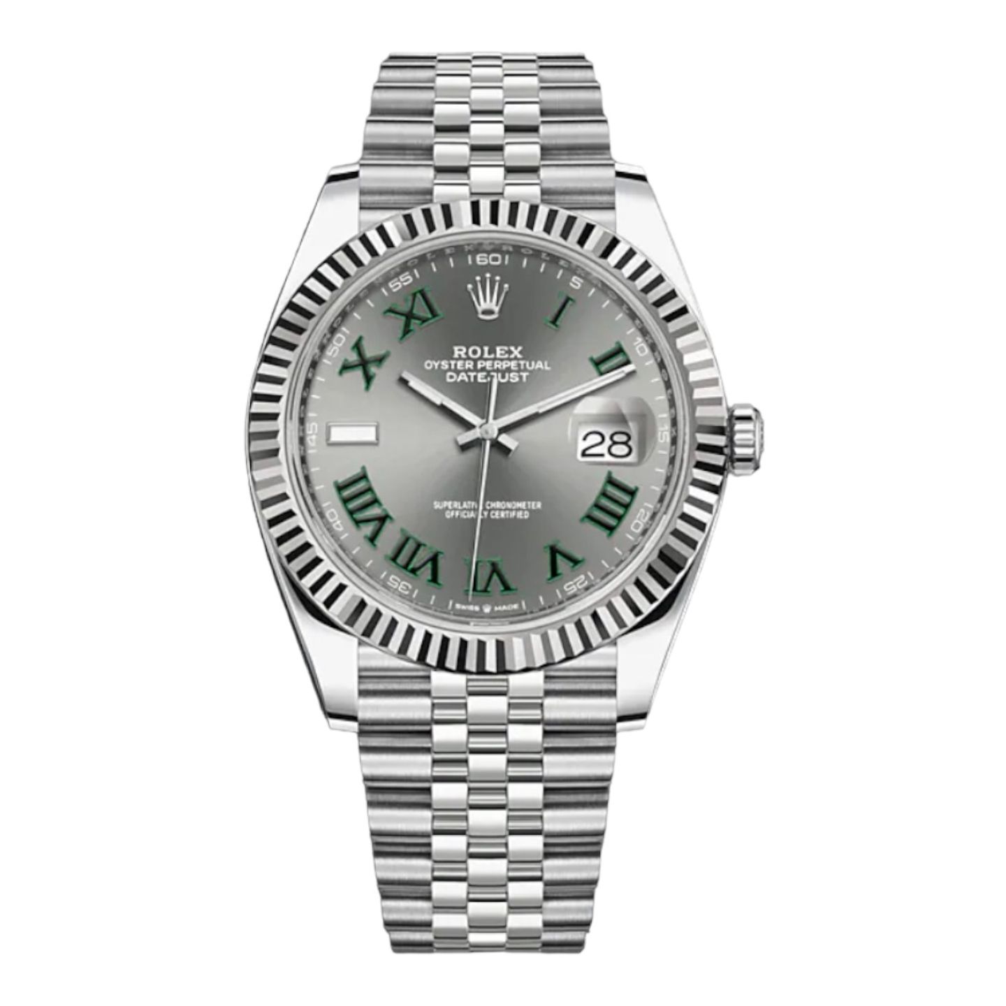 Rolex Datejust 41 126334 (2024) - Grijs wijzerplaat 41mm Staal (1/5)