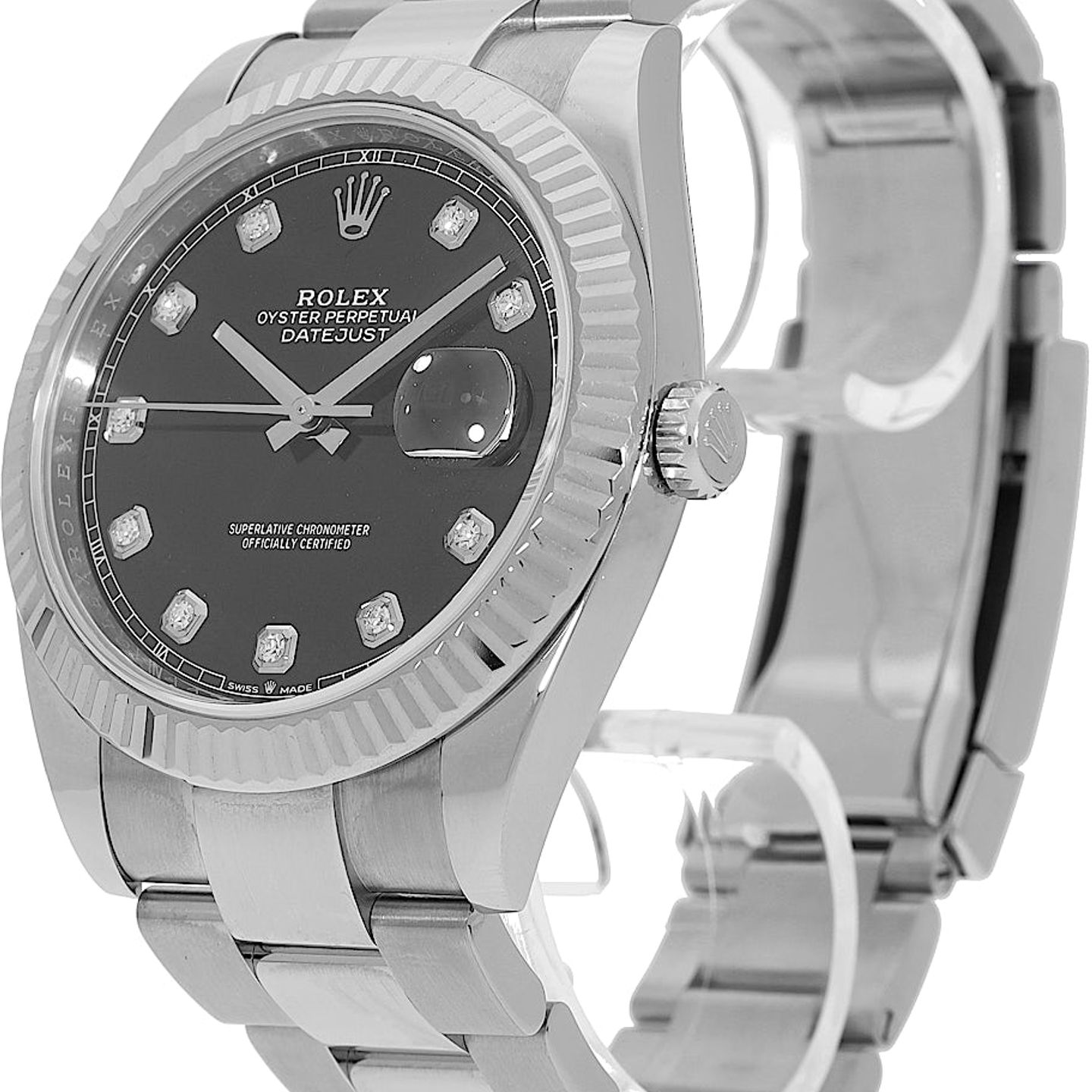 Rolex Datejust 41 126334-0005 (2024) - Black dial 41 mm Steel case (3/5)