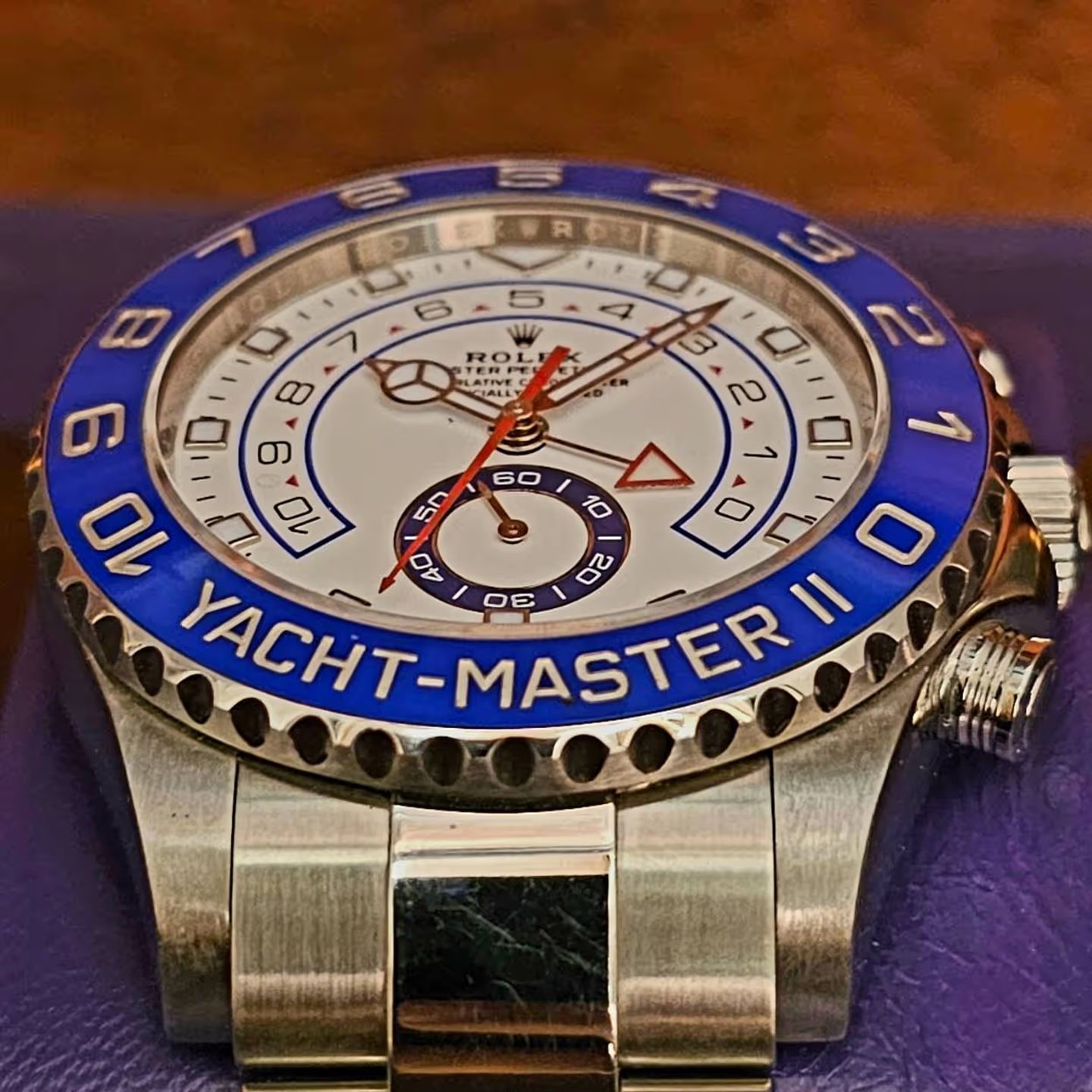 Rolex Yacht-Master II 116680 (2018) - White dial 44 mm Steel case (2/4)