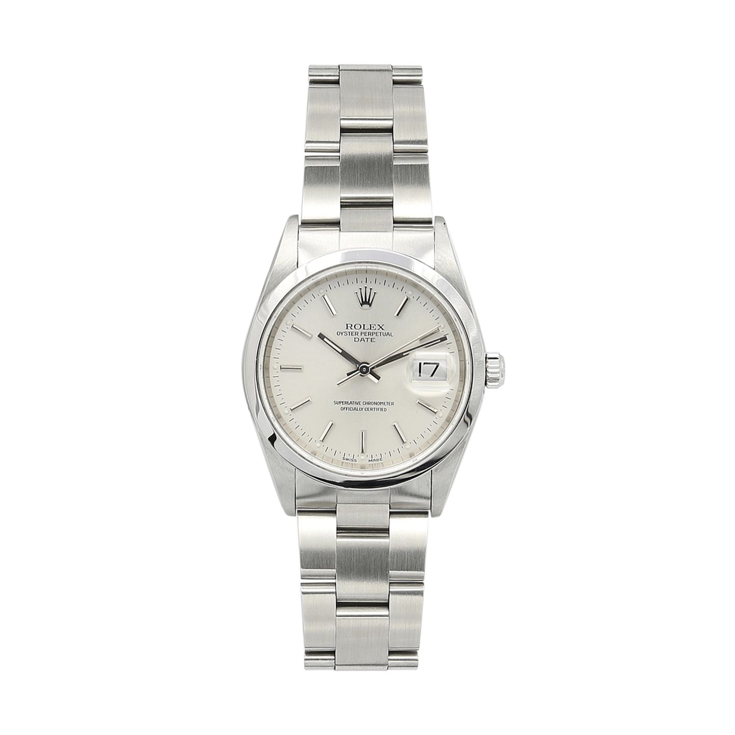 Rolex Oyster Perpetual Date 15200 (Unknown (random serial)) - 34 mm Steel case (1/6)