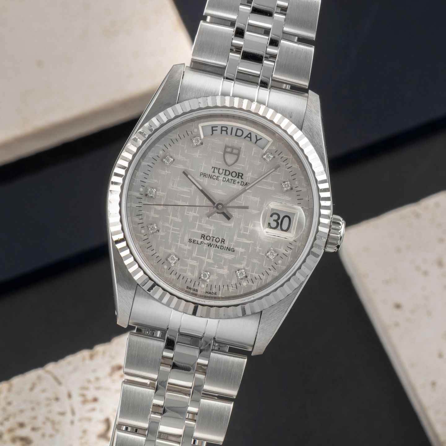 Tudor Prince Date 76214 (Onbekend (willekeurig serienummer)) - 36mm Staal (3/8)