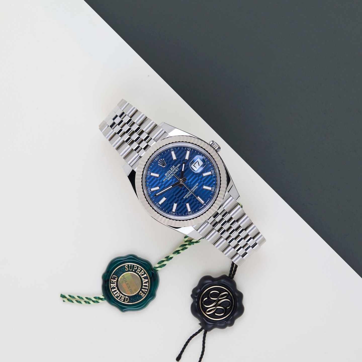 Rolex Datejust 41 126334 (2023) - Blauw wijzerplaat 41mm Staal (2/8)