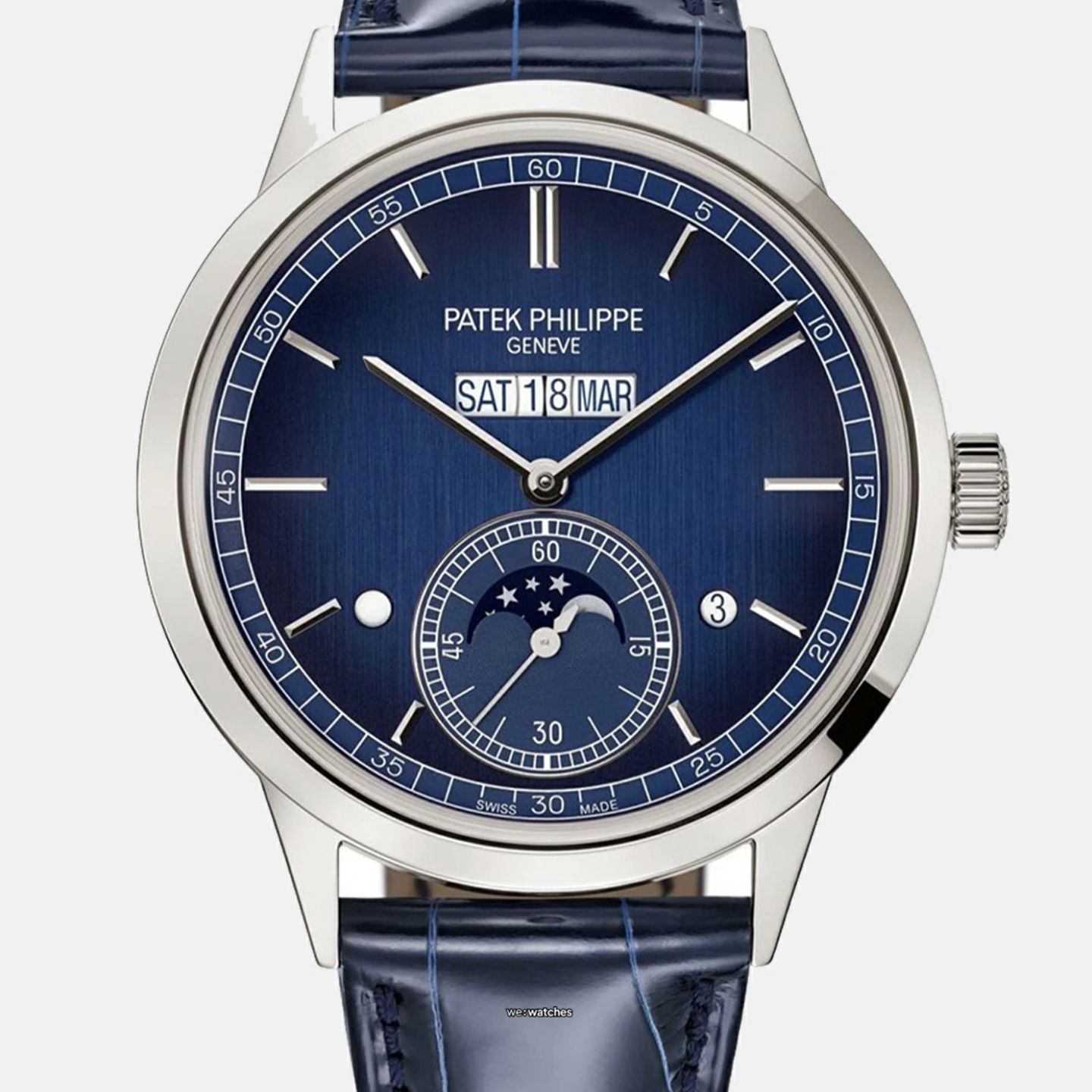 Patek Philippe Grand Complications 5236P-001 (2025) - Blauw wijzerplaat 41mm Platina (1/1)