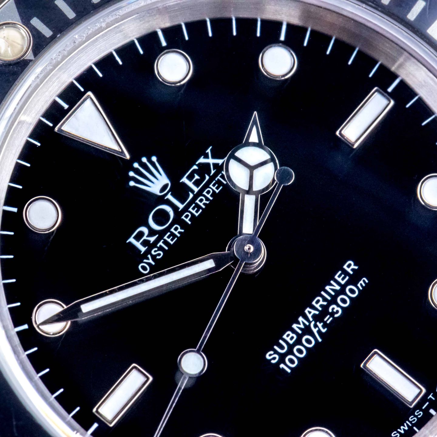 Rolex Submariner No Date 14060 (1993) - Zwart wijzerplaat 40mm Staal (2/8)