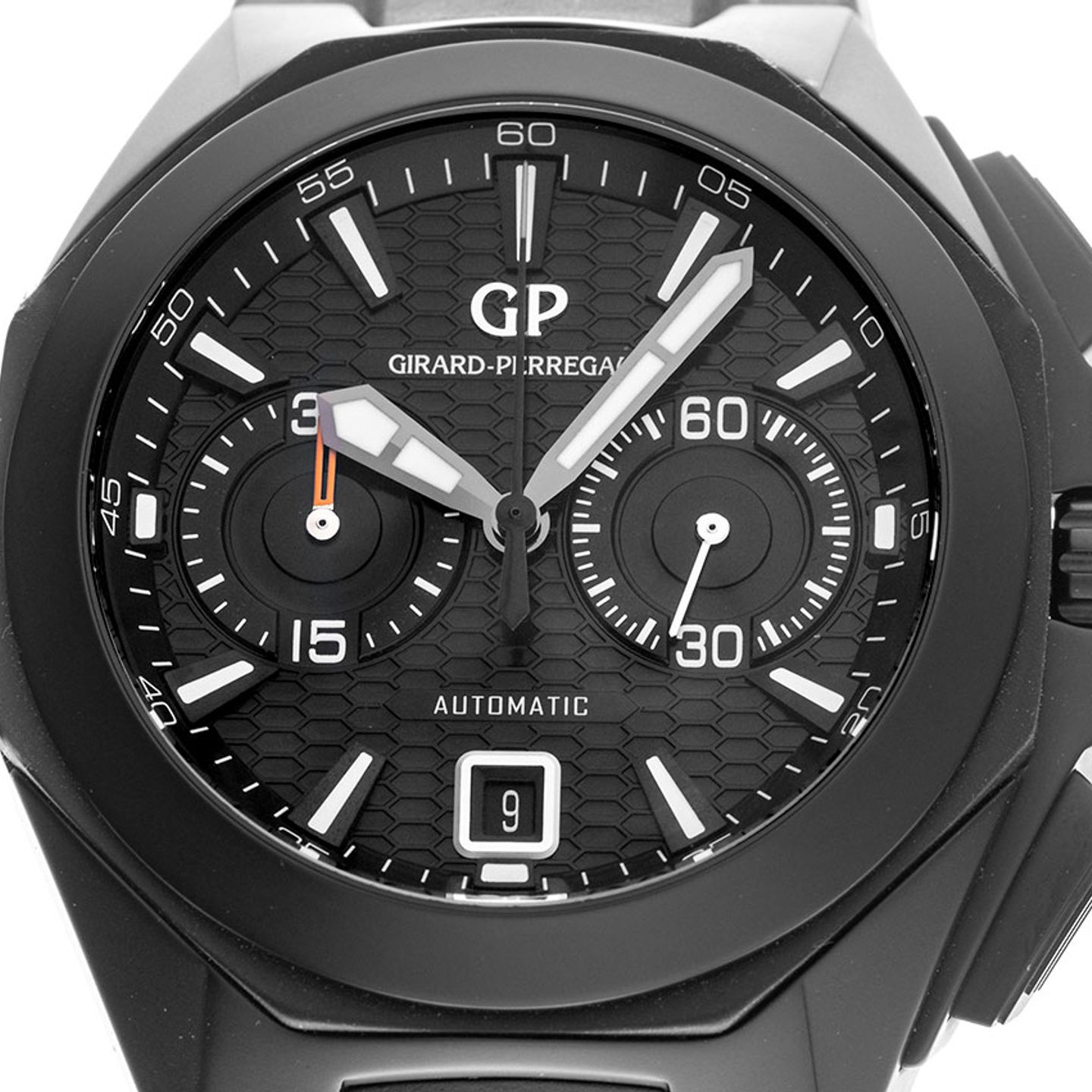 Girard-Perregaux Unknown 1010 (Unknown (random serial)) - Black dial 39 mm Ceramic case (1/7)