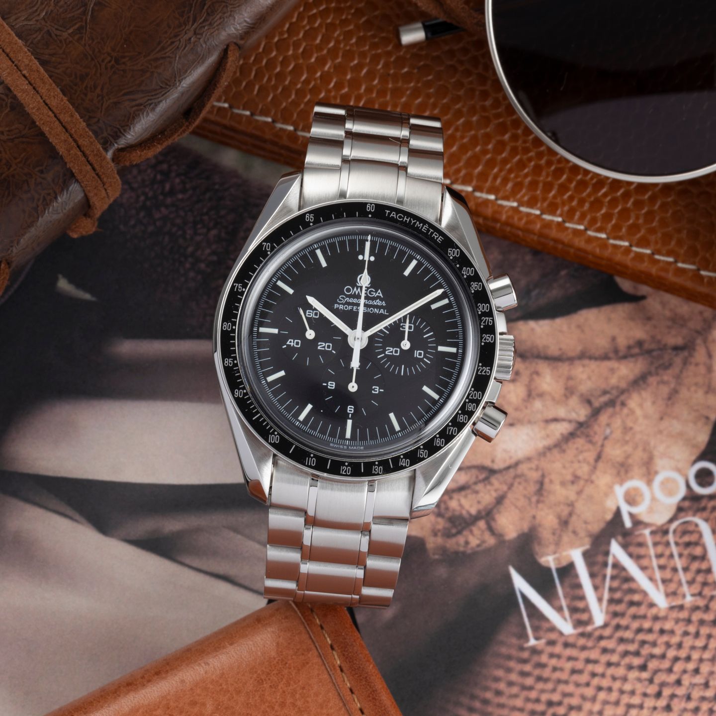 Omega Speedmaster Professional Moonwatch 3570.50.00 (2000) - Black dial 42 mm Steel case (1/8)