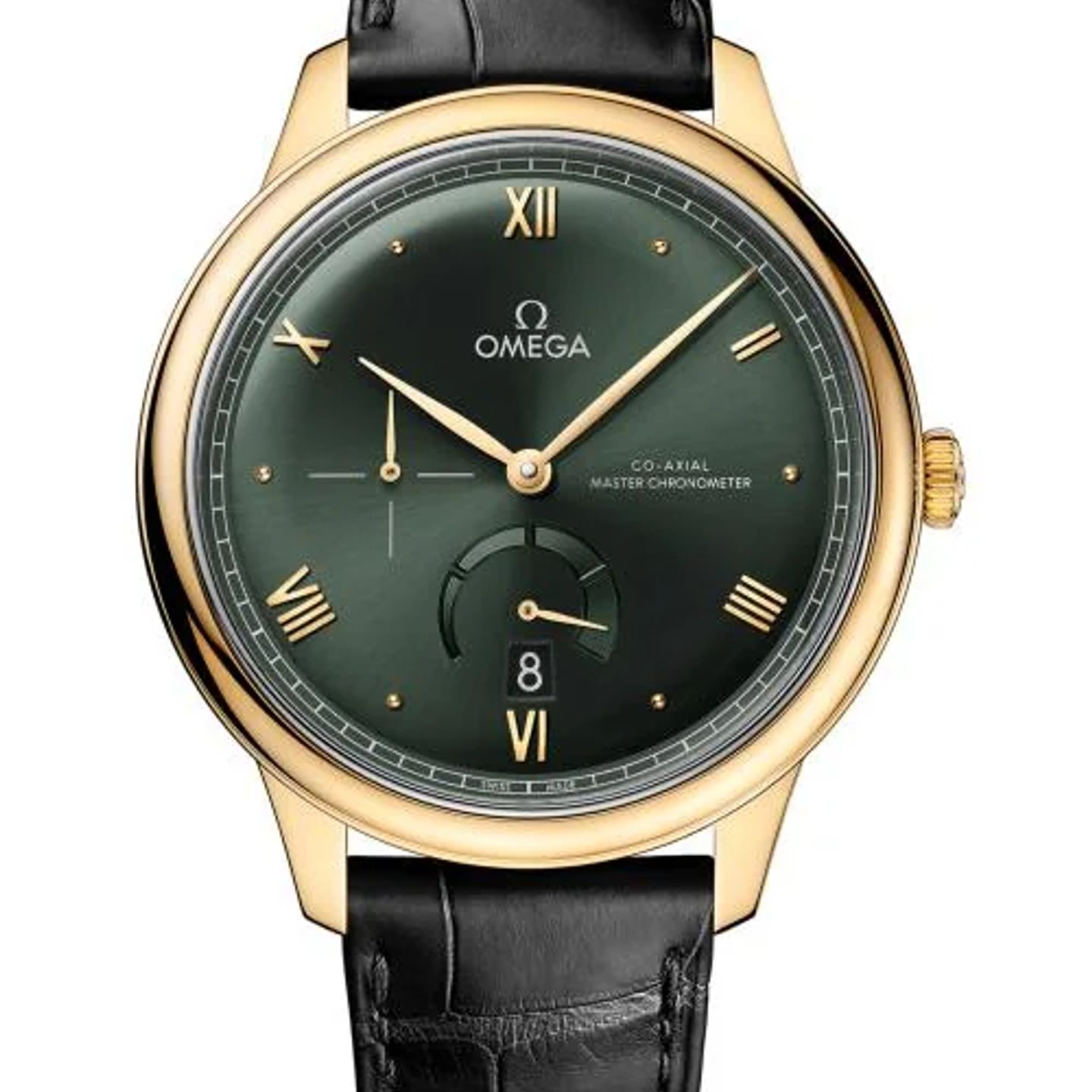 Omega De Ville 434.53.41.21.10.001 (2026) - Green dial 41 mm Yellow Gold case (1/1)