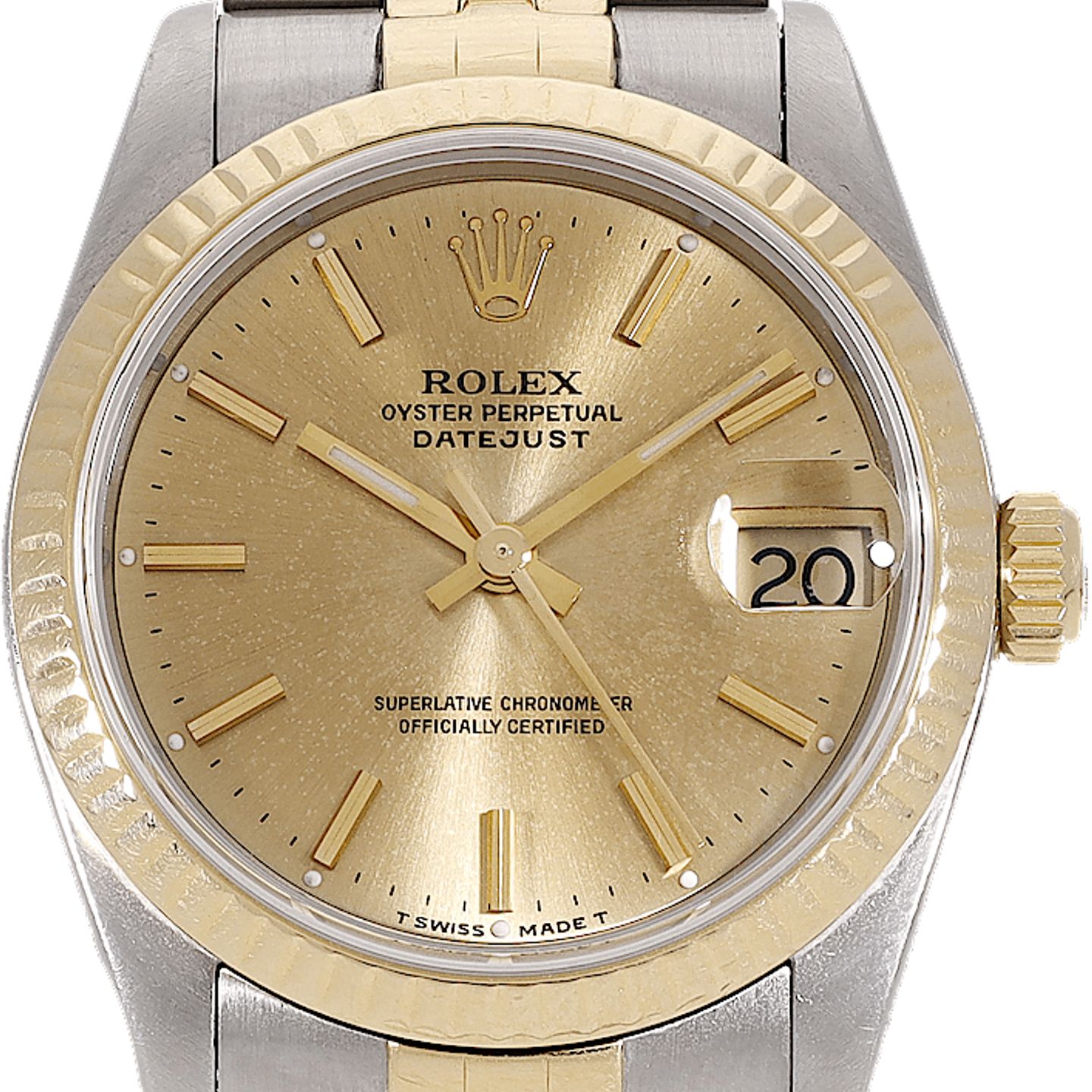 Rolex Datejust 31 68273 (2020) - Champagne wijzerplaat 31mm Goud/Staal (1/3)