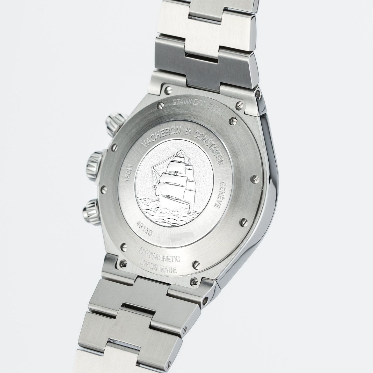 Vacheron Constantin Overseas Chronograph 49150/B01A-9097 (2006) - Black dial 43 mm Steel case (4/7)