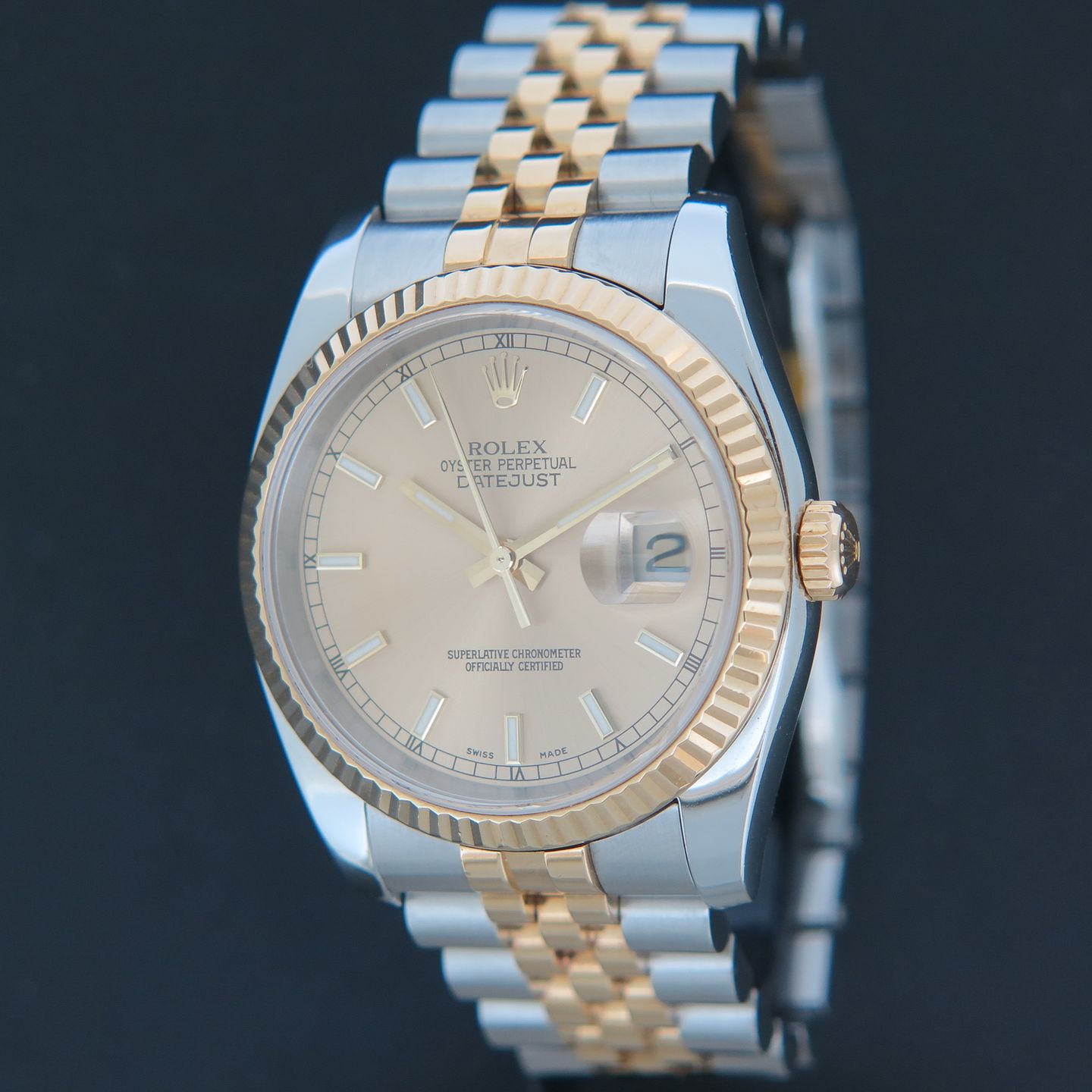 Rolex Datejust 36 116233 (2004) - 36mm Goud/Staal (1/4)