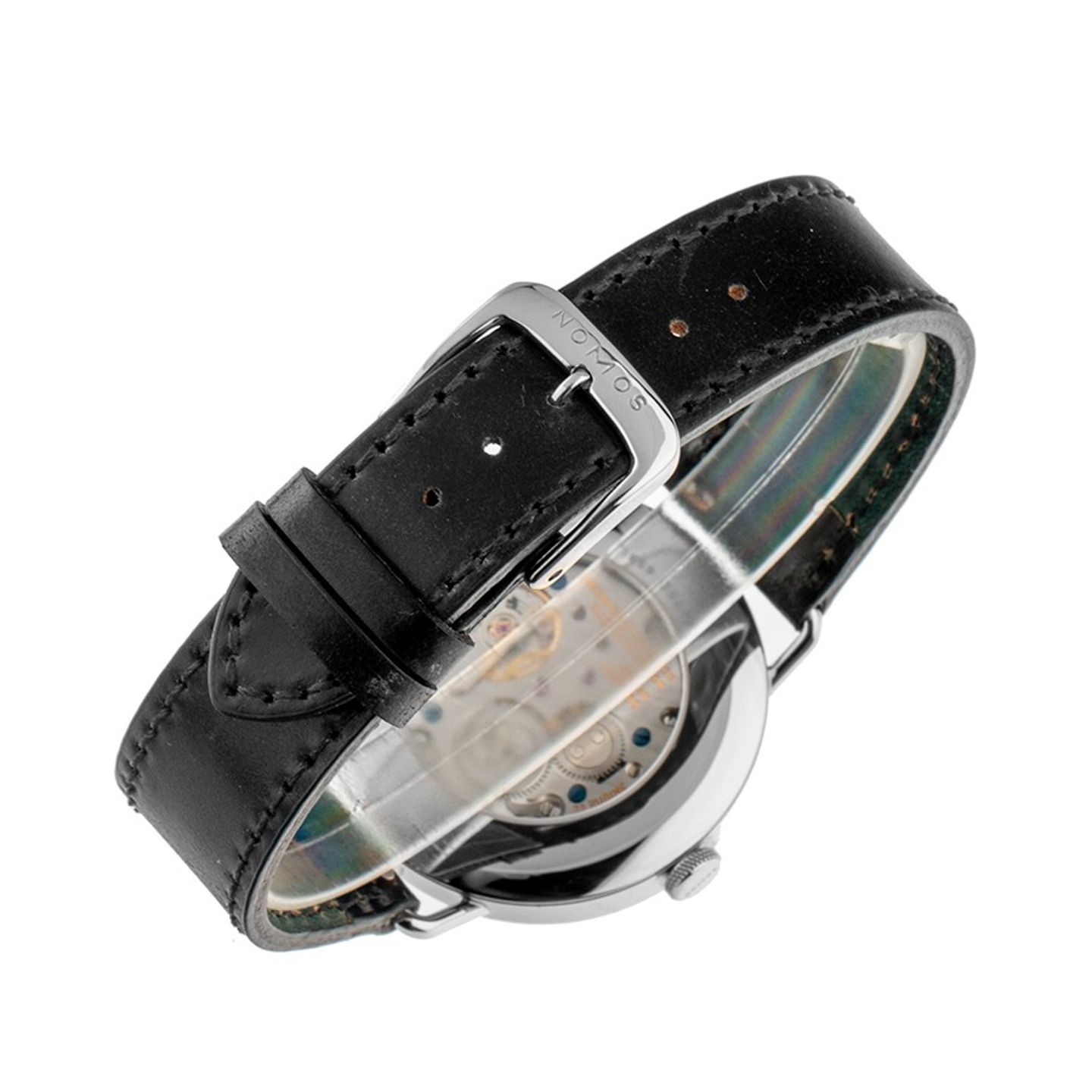 NOMOS Metro Datum Gangreserve 1101 (2025) - Zilver wijzerplaat 37mm Staal (7/7)