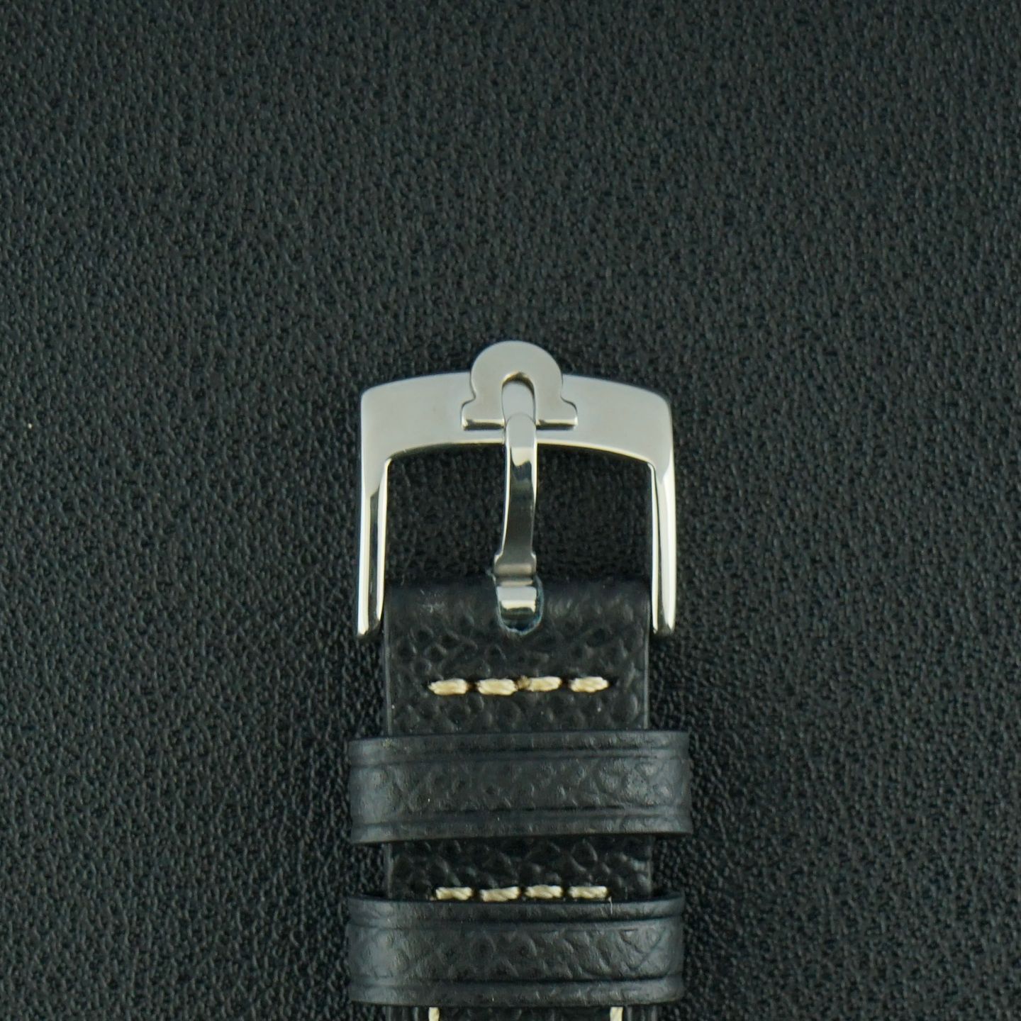 Omega Genève 166.098 (1971) - Black dial 35 mm Steel case (7/8)
