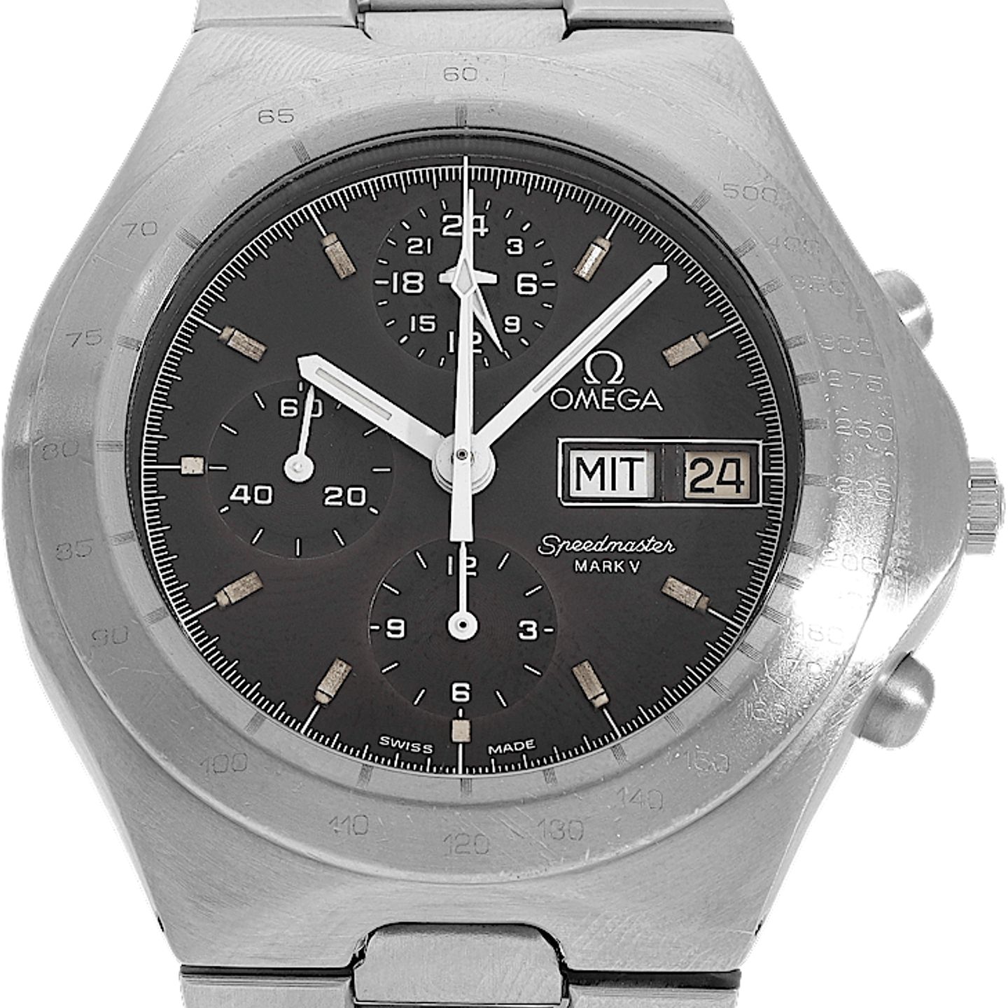 Omega Speedmaster 376.0806 (1985) - Black dial Steel case (2/5)