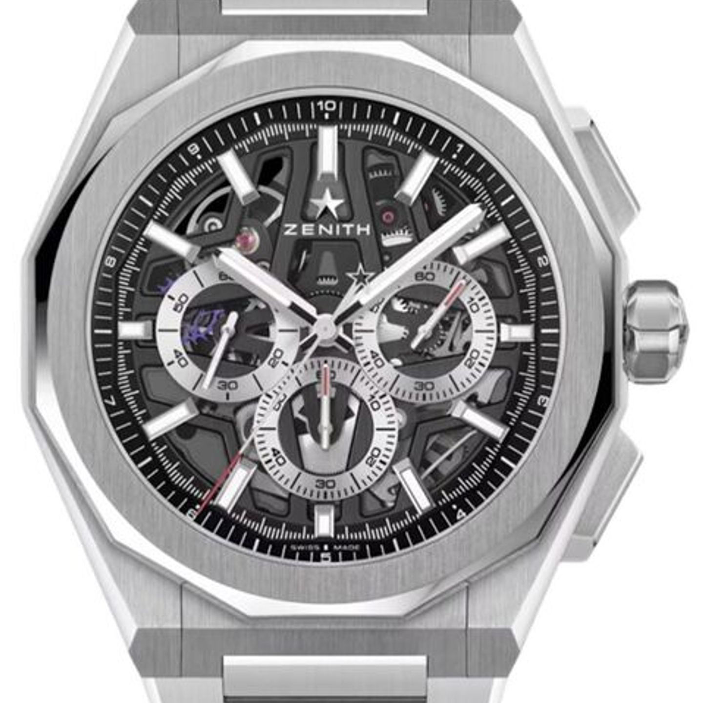 Zenith Defy Skyline 03.9500.3600/78.I001 (2026) - Transparent dial 42 mm Steel case (1/1)