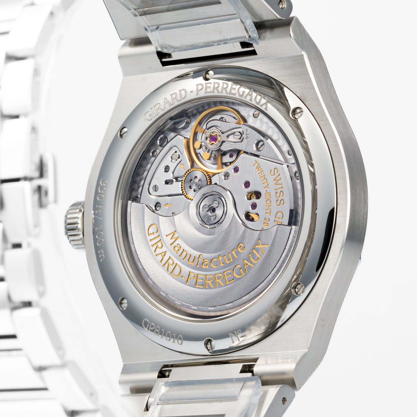 Girard-Perregaux Laureato 81010-11-431-11A (2023) - Blue dial 43 mm Steel case (3/5)