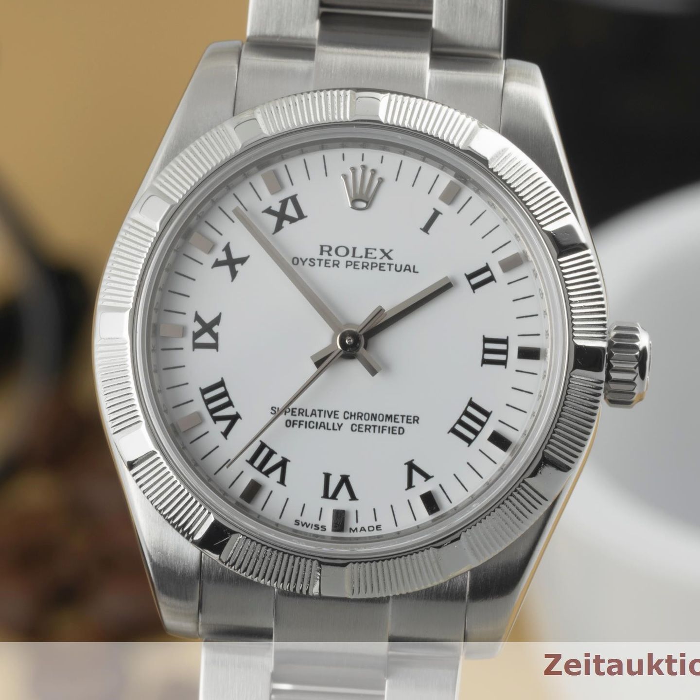 Rolex Oyster Perpetual 31 177210 (2006) - White dial 31 mm Steel case (3/8)